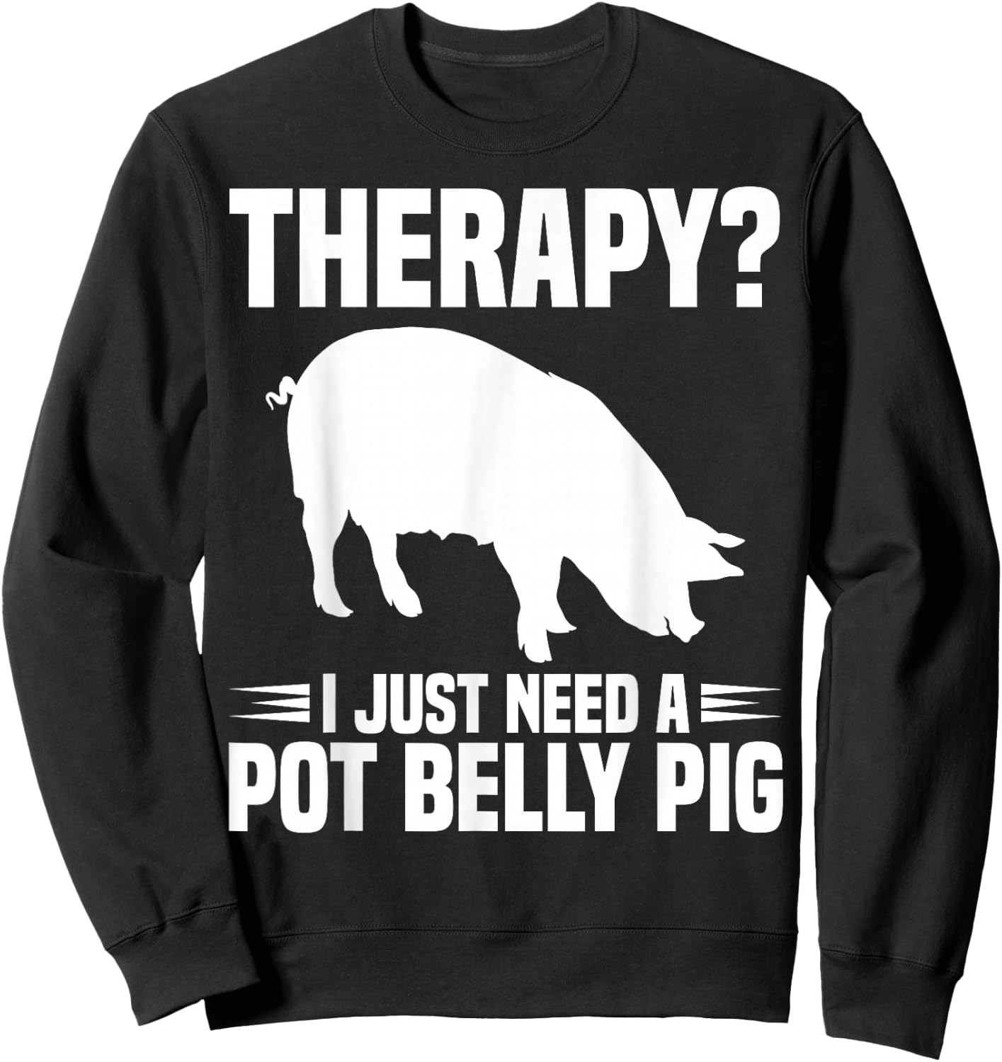 Pot Belly Pig Owner Food Toys Supplies Pot Belly Pig Mom Sweatshirt - Sweatshirt | Black