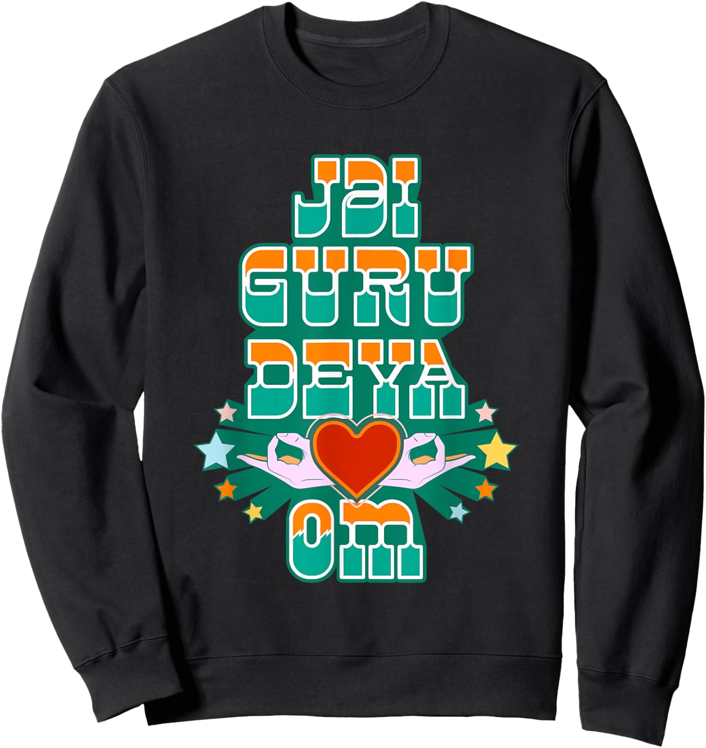 Jai Guru Deva Om Sweatshirt - Sweatshirt | Black