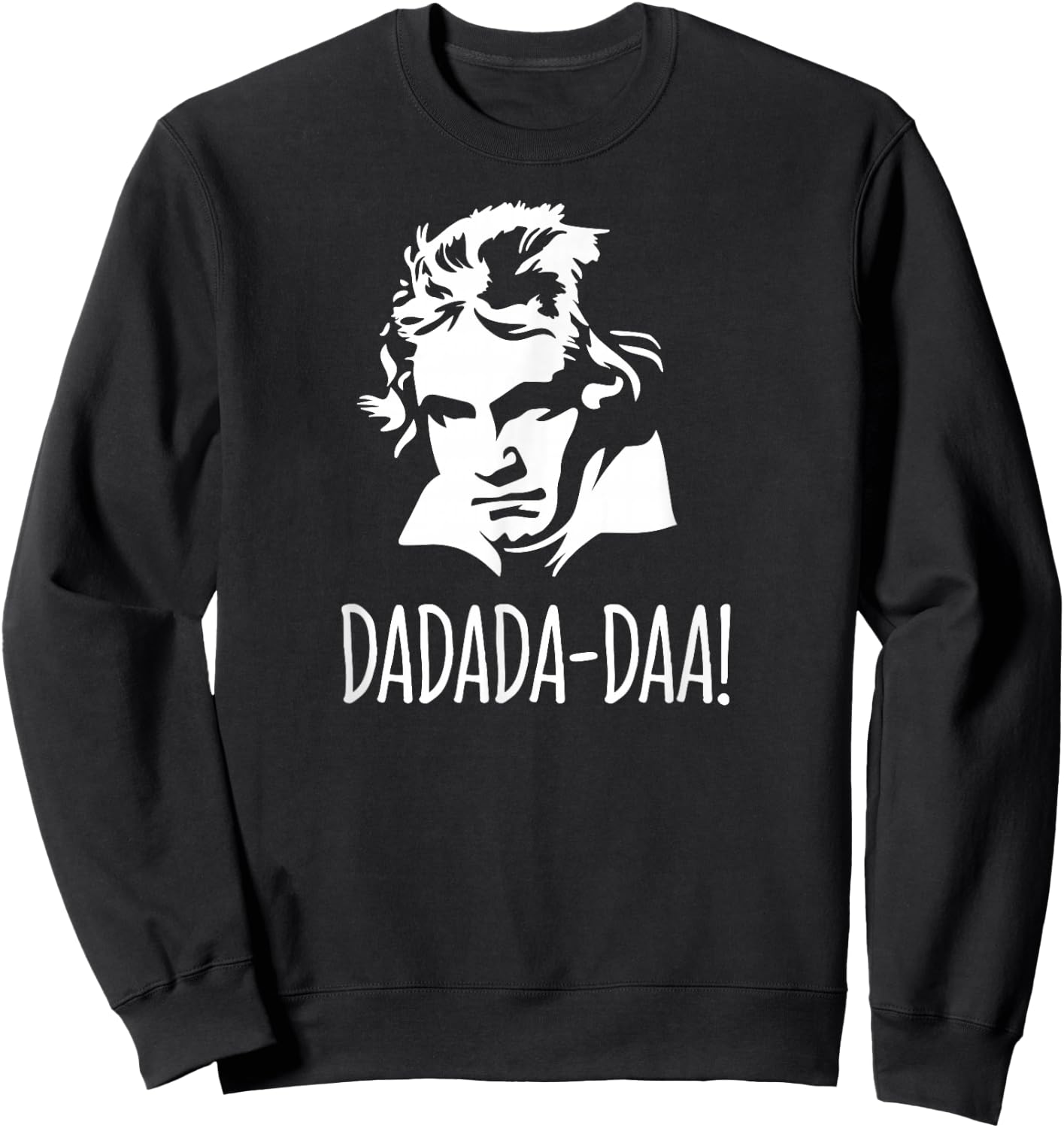Lustiger Ludwig van Beethoven 5. Sinfonie Dadada-daa! Pianist Sweatshirt - Sweatshirt | Black