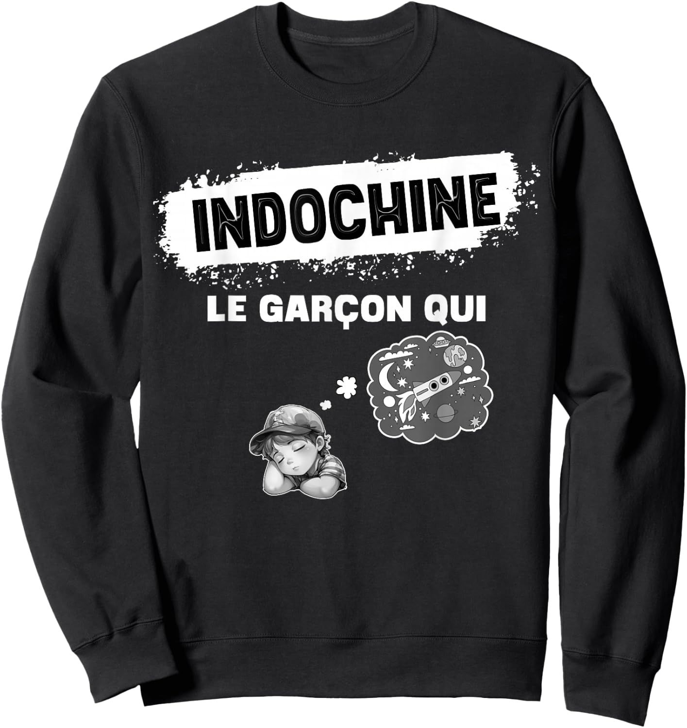 Indochina Boy Women And Child Son Girl , Black, S Sweatshirt - Sweatshirt | Black