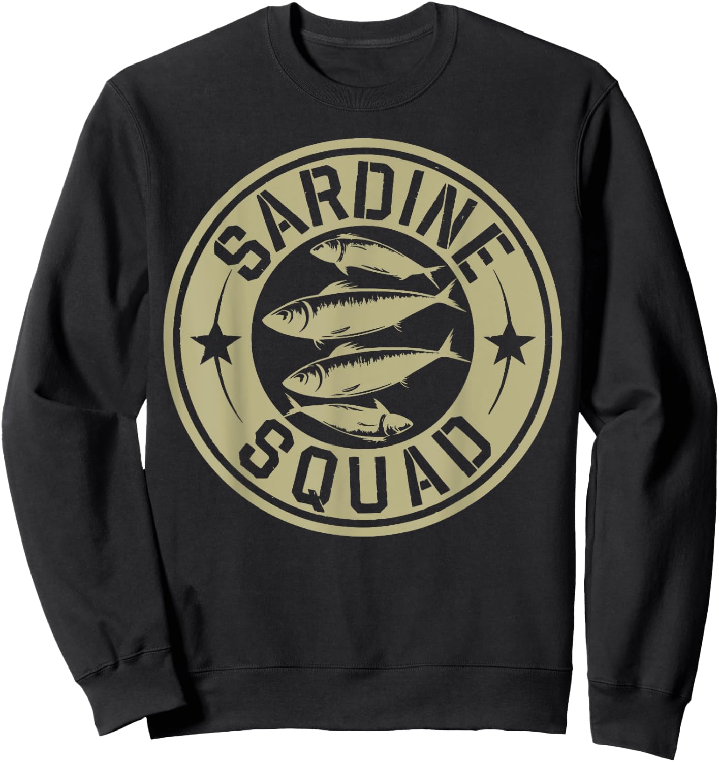 Sardine Lover Sardine Squad Food Festival Sardine Sweatshirt - Sweatshirt | Black