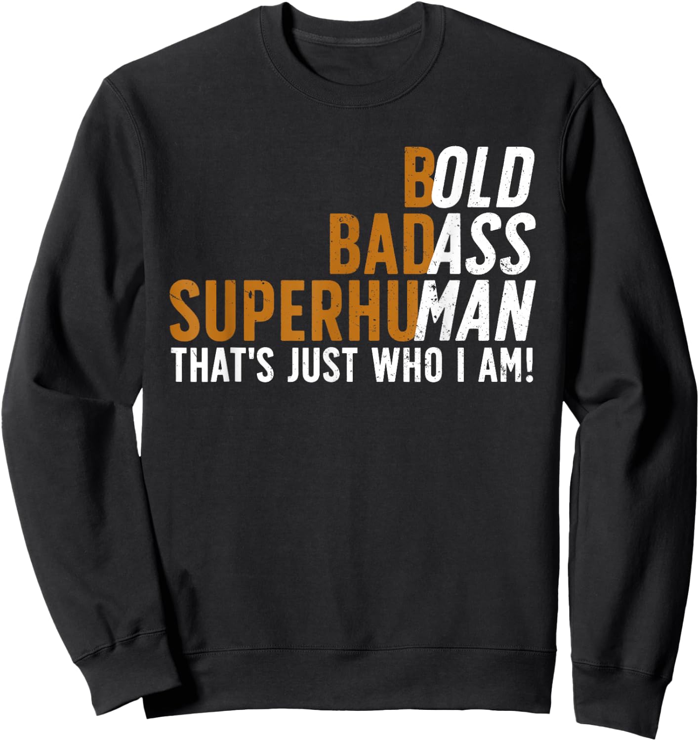 Funny Dad Design for Father Daddy Papa Men from Daughter Dad Sweatshirt - Sweatshirt | Black