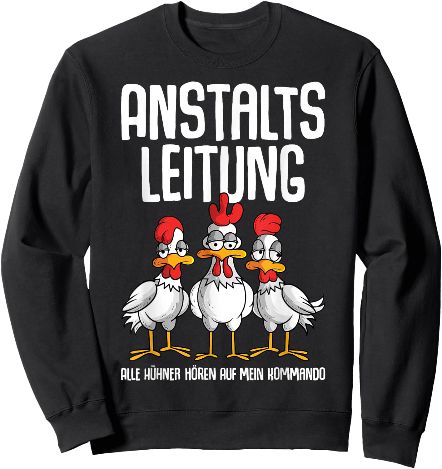 Chicken Inventory Management Farmer Farmer Farmer Chicken Sweatshirt - Sweatshirt | Black