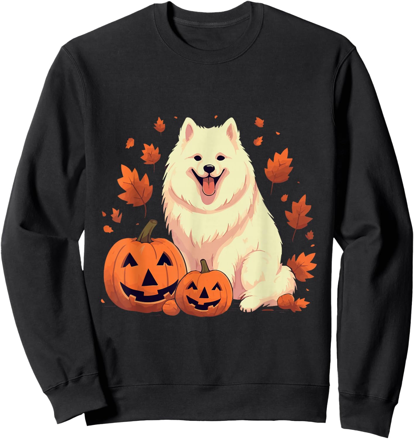 Samoyed Halloween Sweatshirt - Sweatshirt | Black