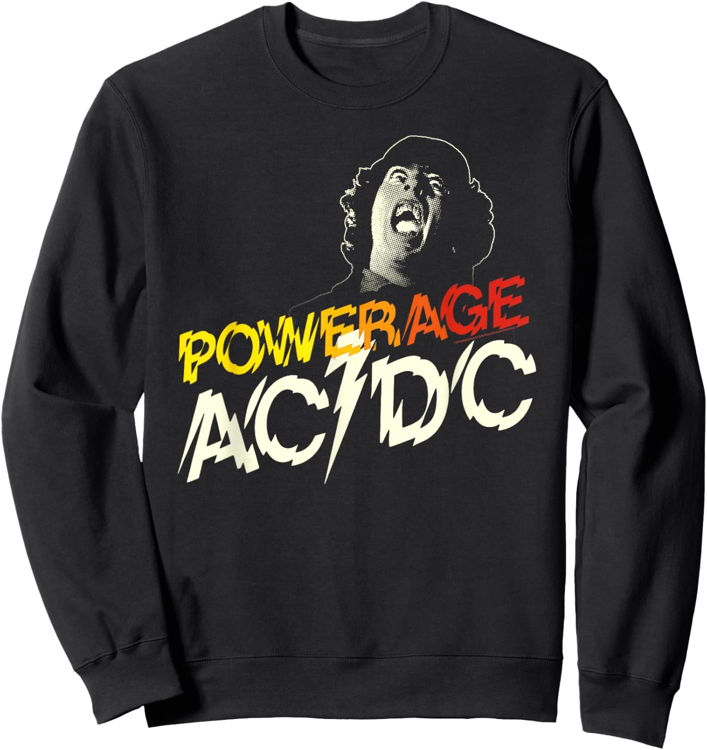 AC/DC Powerage Angus Sweatshirt - Sweatshirt | Black