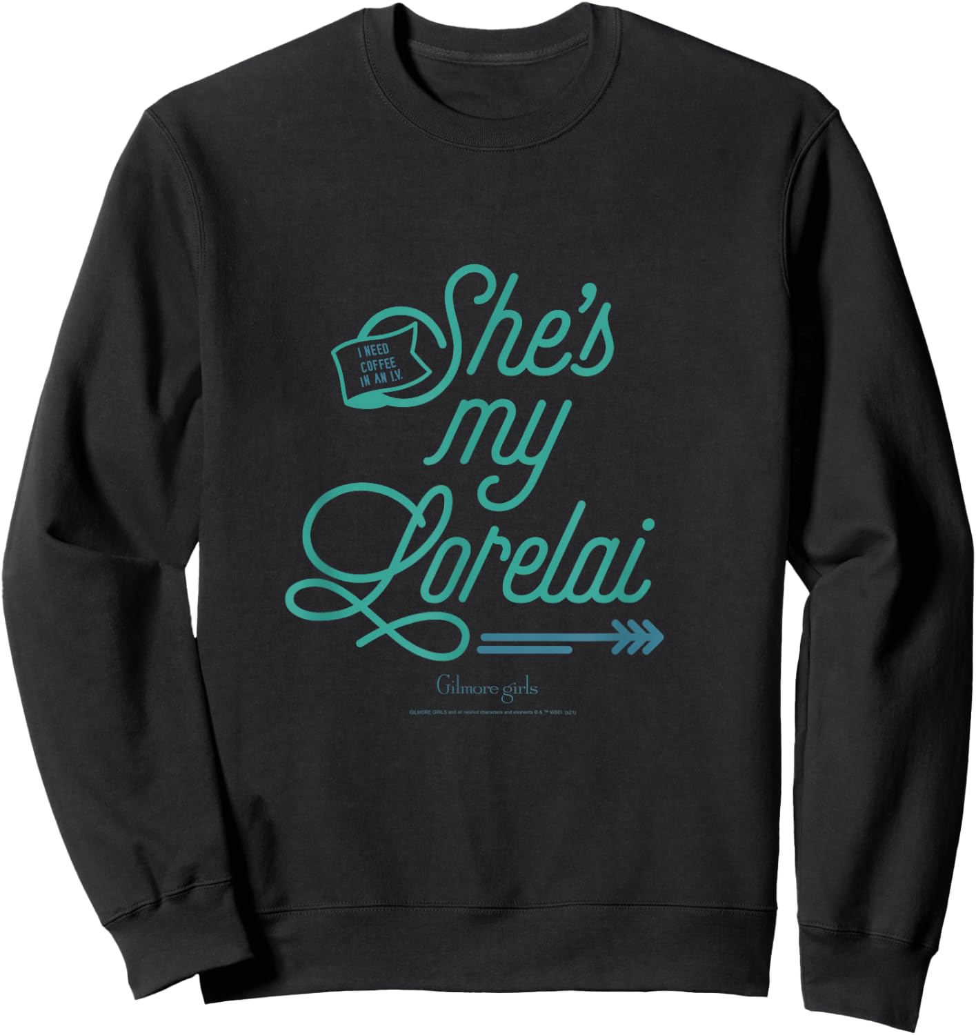 Gilmore Girls She's My Lorelai Retro Lettering TV Show Sweatshirt - Sweatshirt | Black