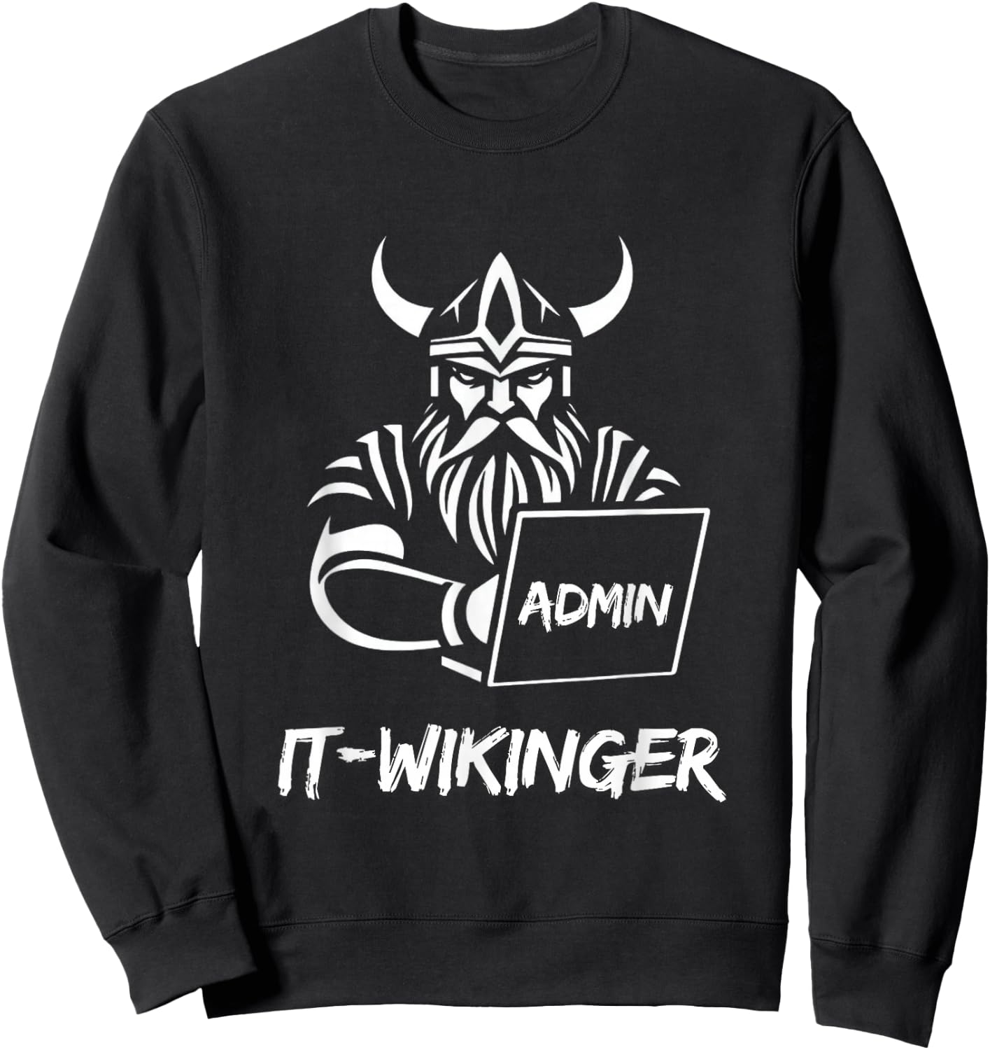 IT-Wikinger IT Viking , black Sweatshirt - Sweatshirt | Black