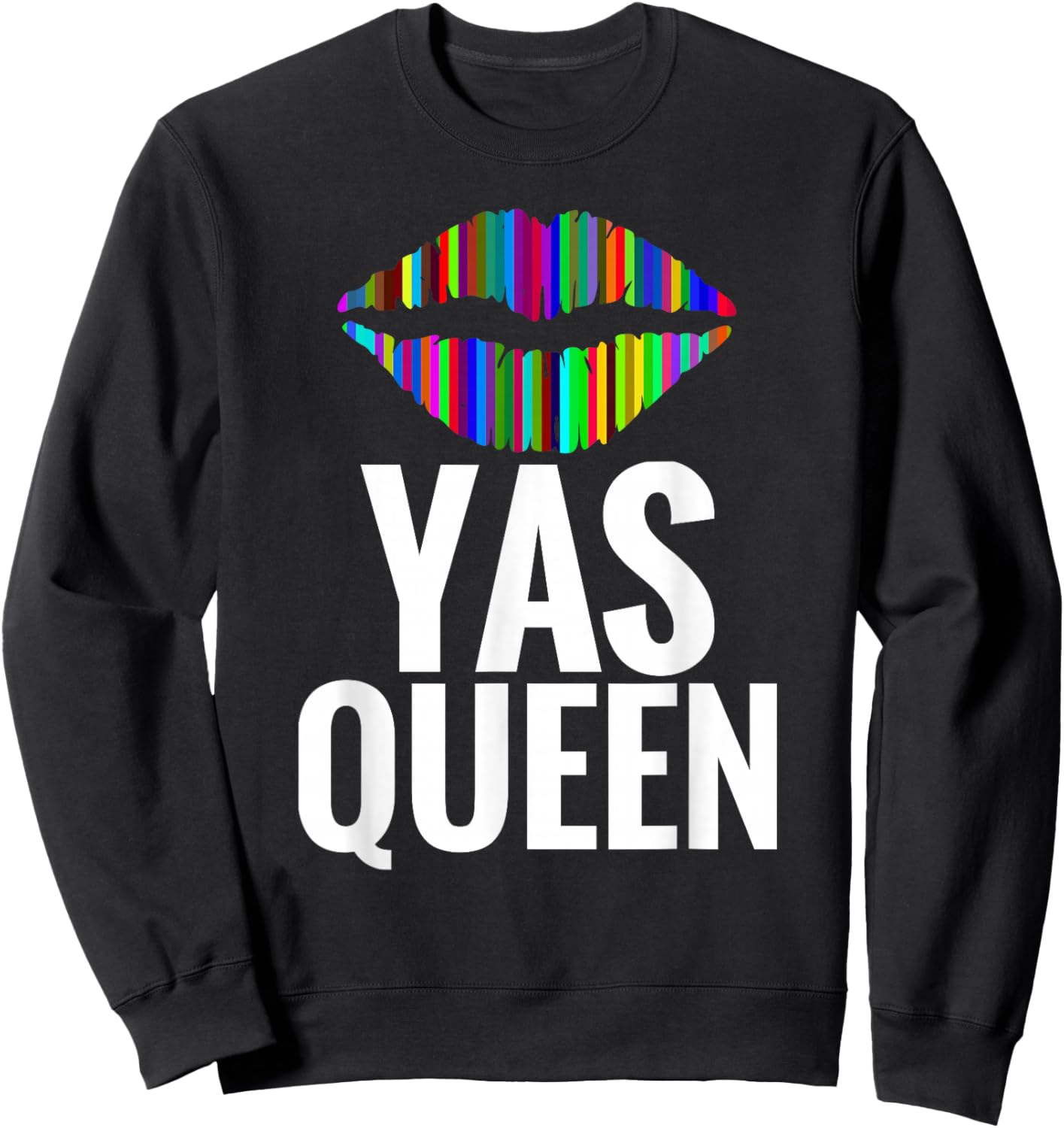 Yas Queen Drag Race Sweatshirt - Sweatshirt | Black