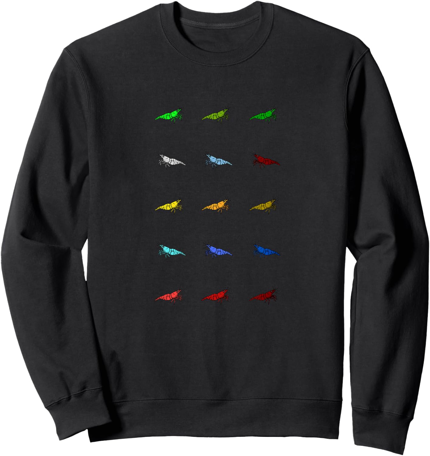 Cherry Shrimp Neocaridina Breeders Freshwater Shrimp Lovers Sweatshirt - Sweatshirt | Black