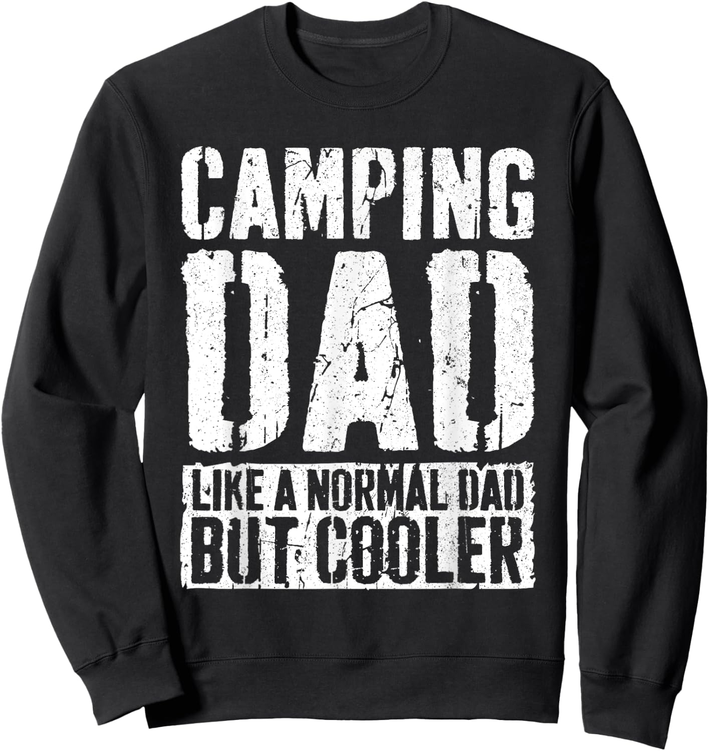 Camping Papa Shirt Herren Vatertag Camping Papa Sweatshirt - Sweatshirt | Black