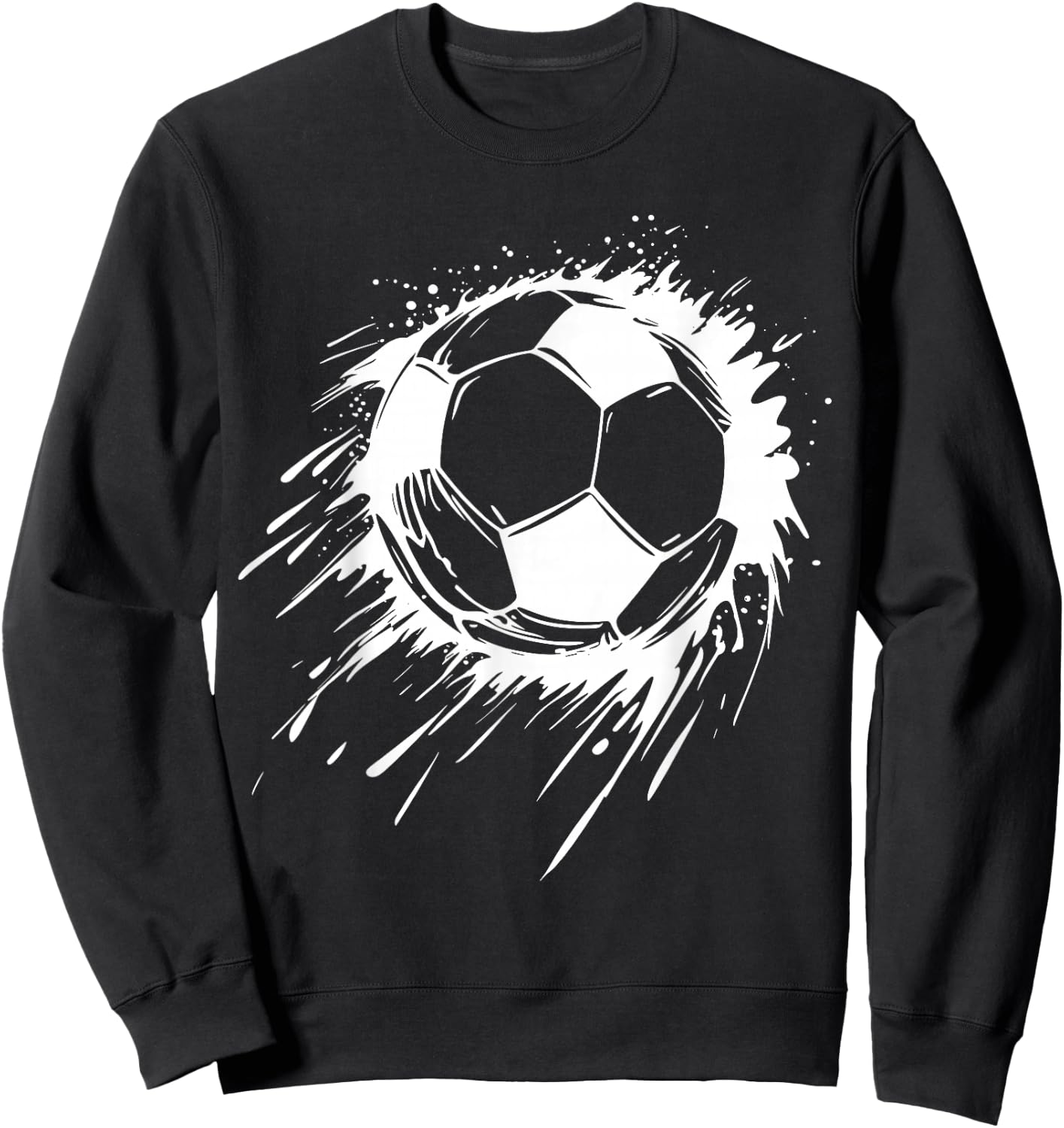 Retro Football Player Football Lover Cool Football , black Sweatshirt - Sweatshirt | Black
