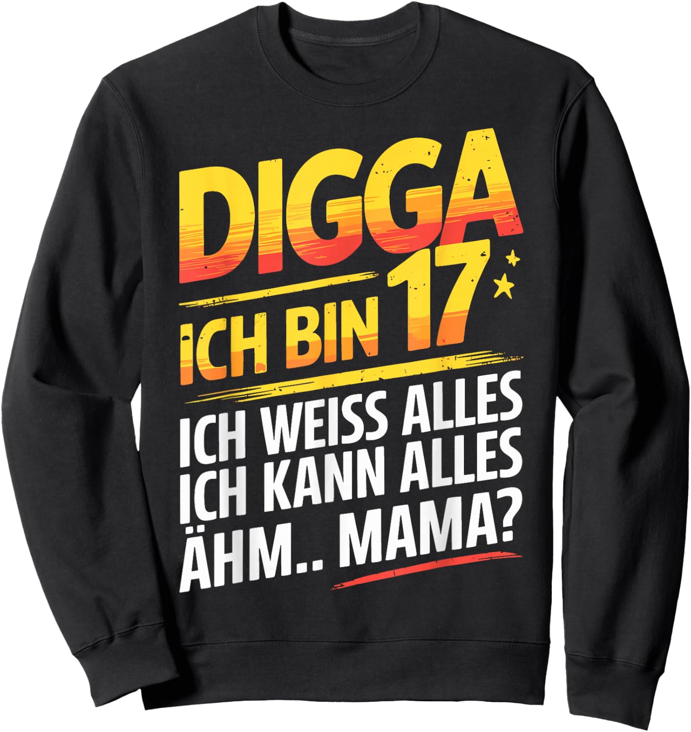 17th Birthday Boy Girl 17 Years 2008 Funny Gift , black Sweatshirt - Sweatshirt | Black