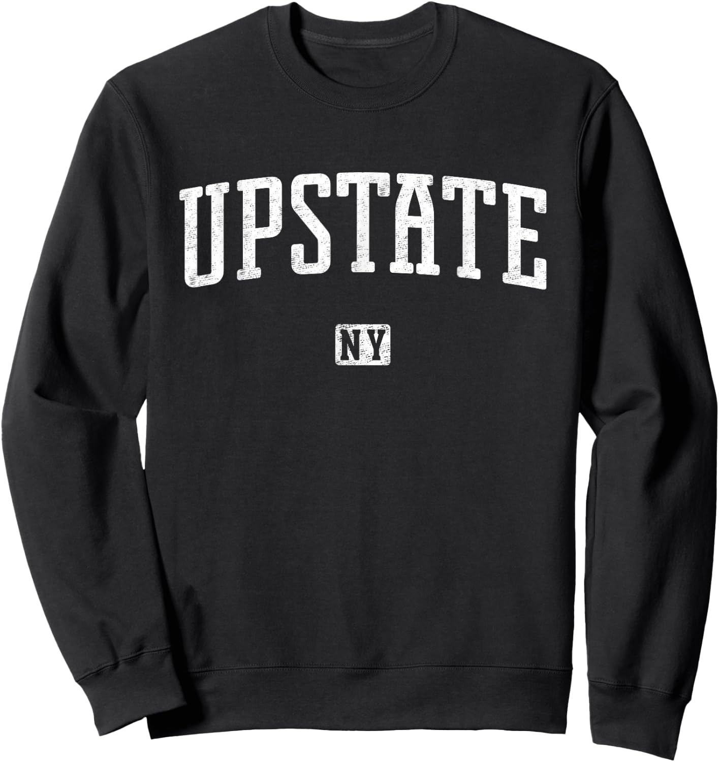 Upstate New York Vintage Sweatshirt - Sweatshirt | Black