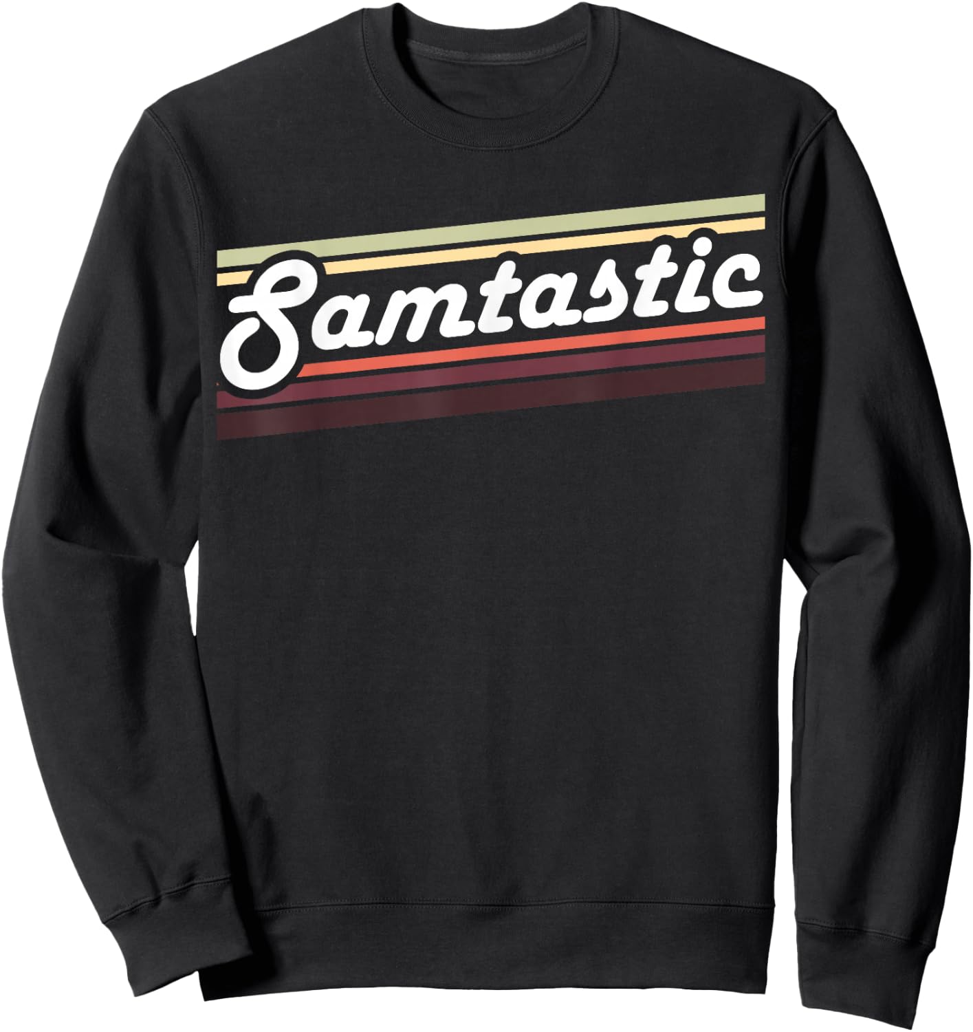 Personalized Name Samantha name like Sam Sweatshirt - Sweatshirt | Black
