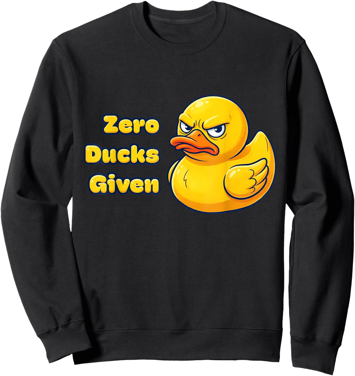 Zero Ducks Given Sweatshirt - Sweatshirt | Black