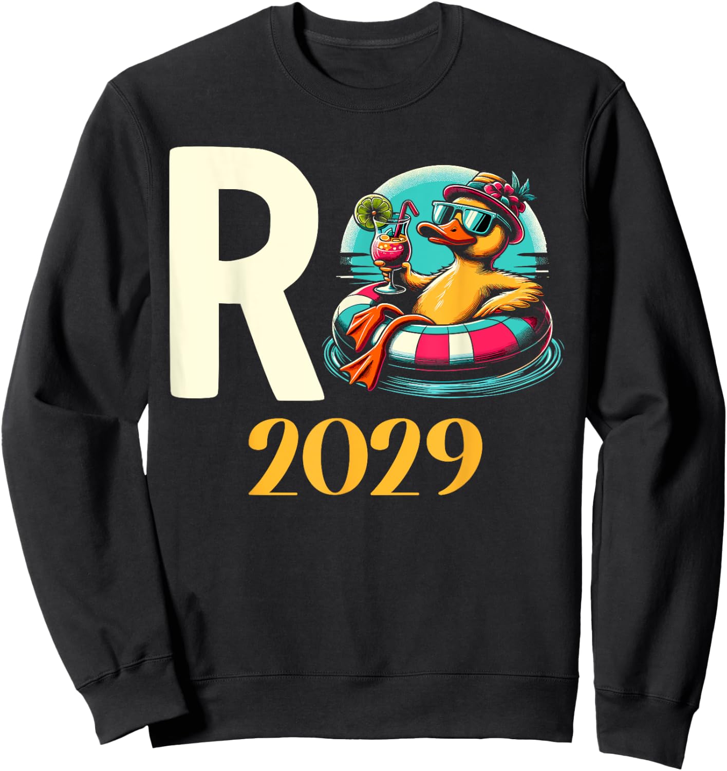 Rente 2029 R with German Text, black Sweatshirt - Sweatshirt | Black