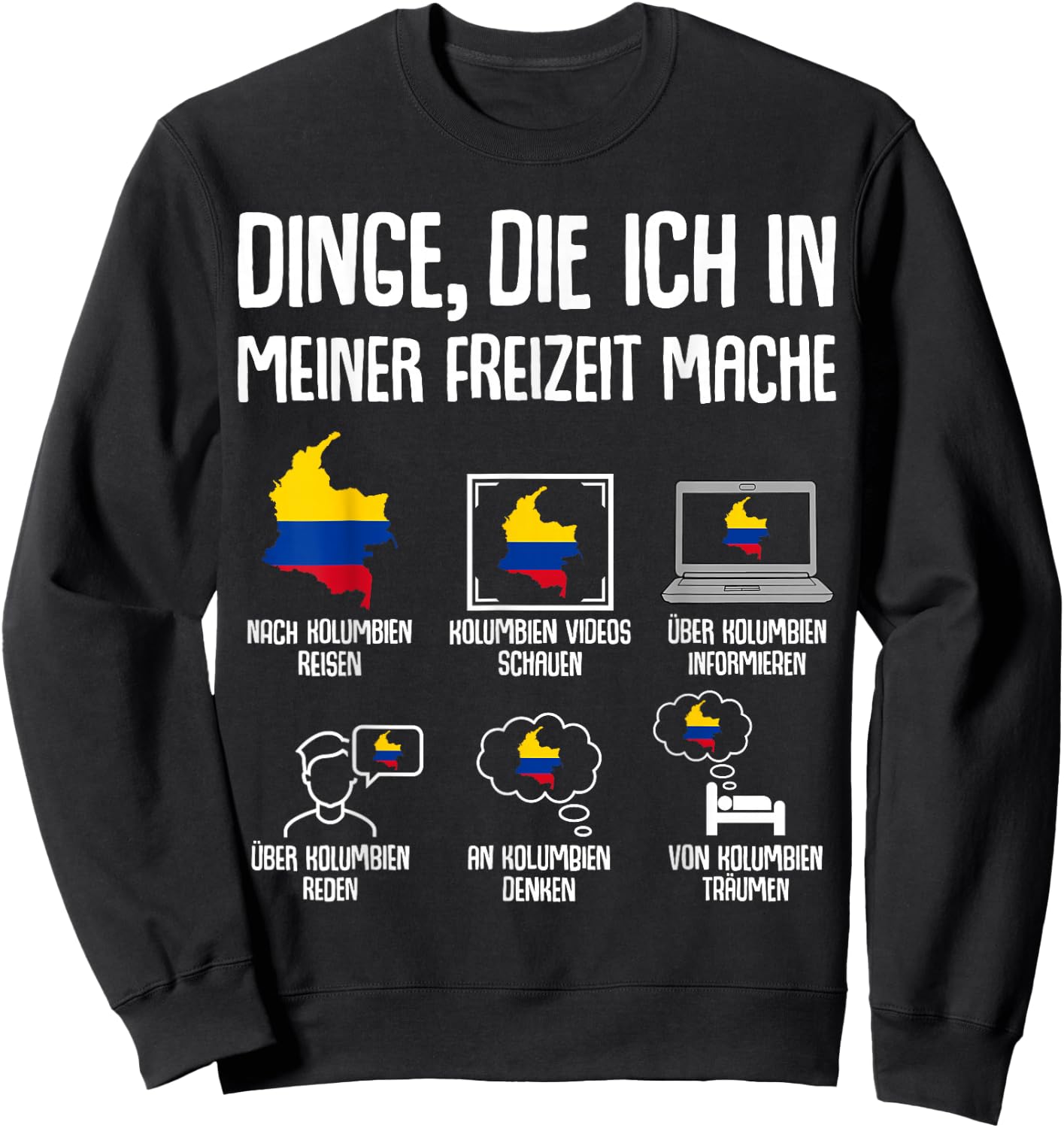 Kolumbien Sweatshirt - Sweatshirt | Black