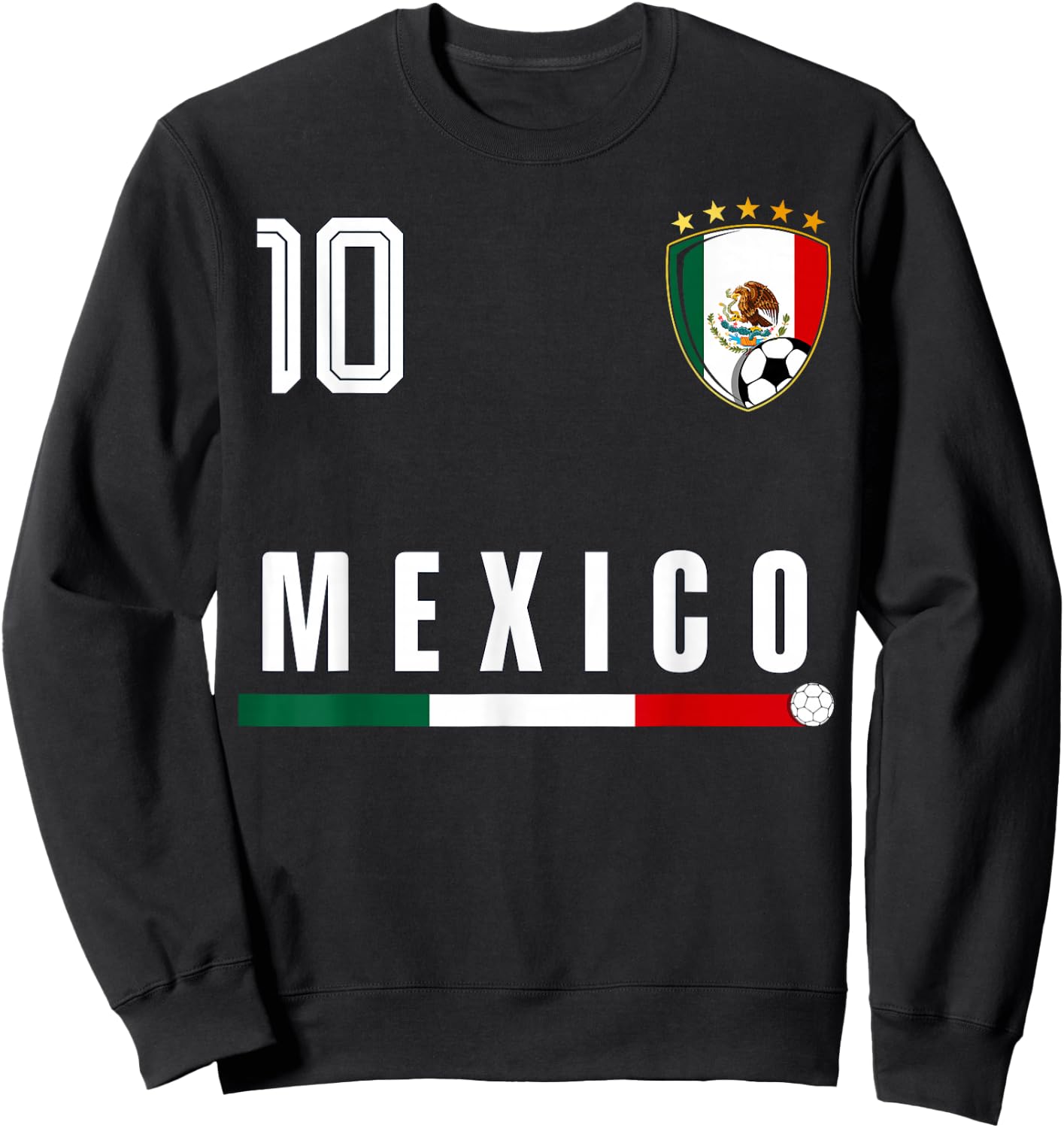 Mexico Flag Mexican Pride Lovers Sweatshirt - Sweatshirt | Black
