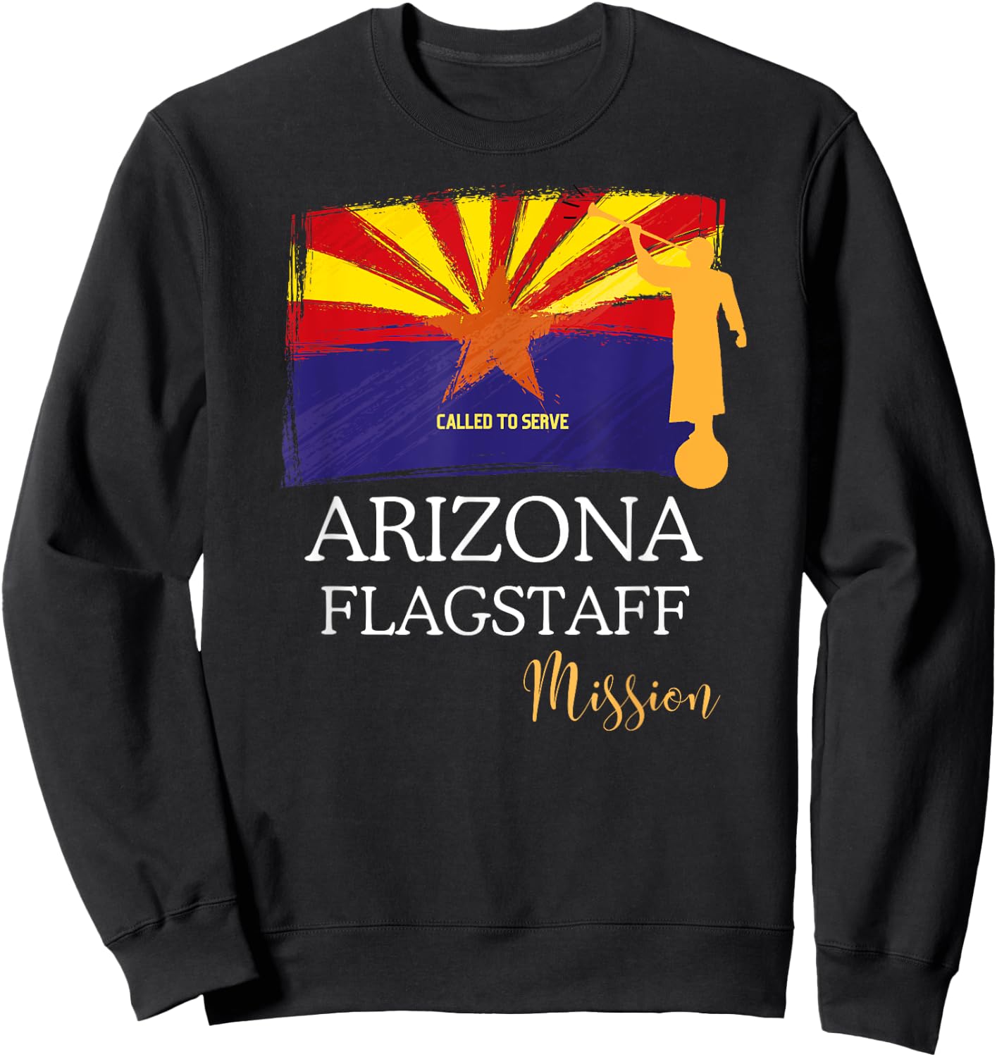 Arizona Flagstaff Mormon LDS Mission Missionary Sweatshirt - Sweatshirt | Black