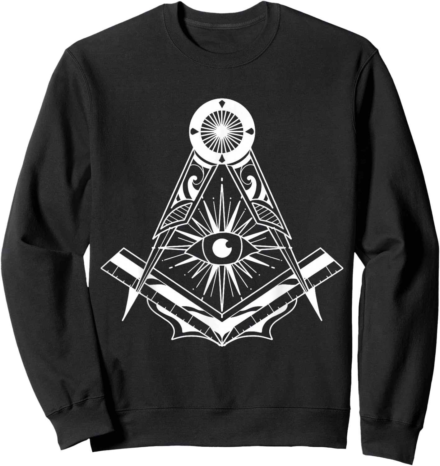 Freemason Emblem , Black, S Sweatshirt - Sweatshirt | Black