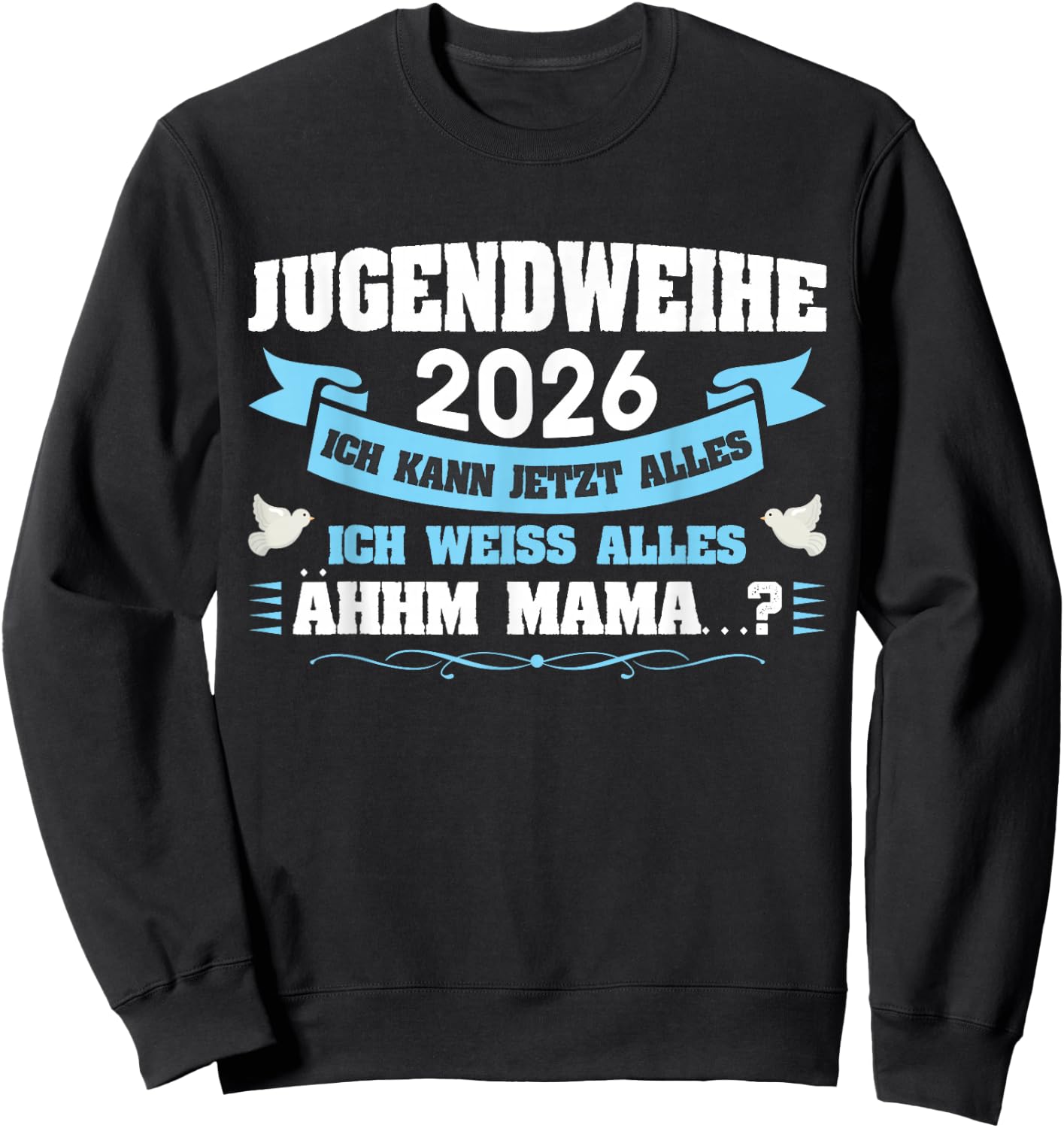 Jugendweihe 2026 Mädchen Junge Sweatshirt - Sweatshirt | Black