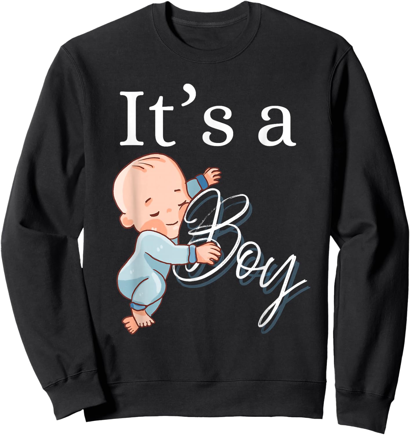 It's a boy 2024 , black Sweatshirt - Sweatshirt | Black