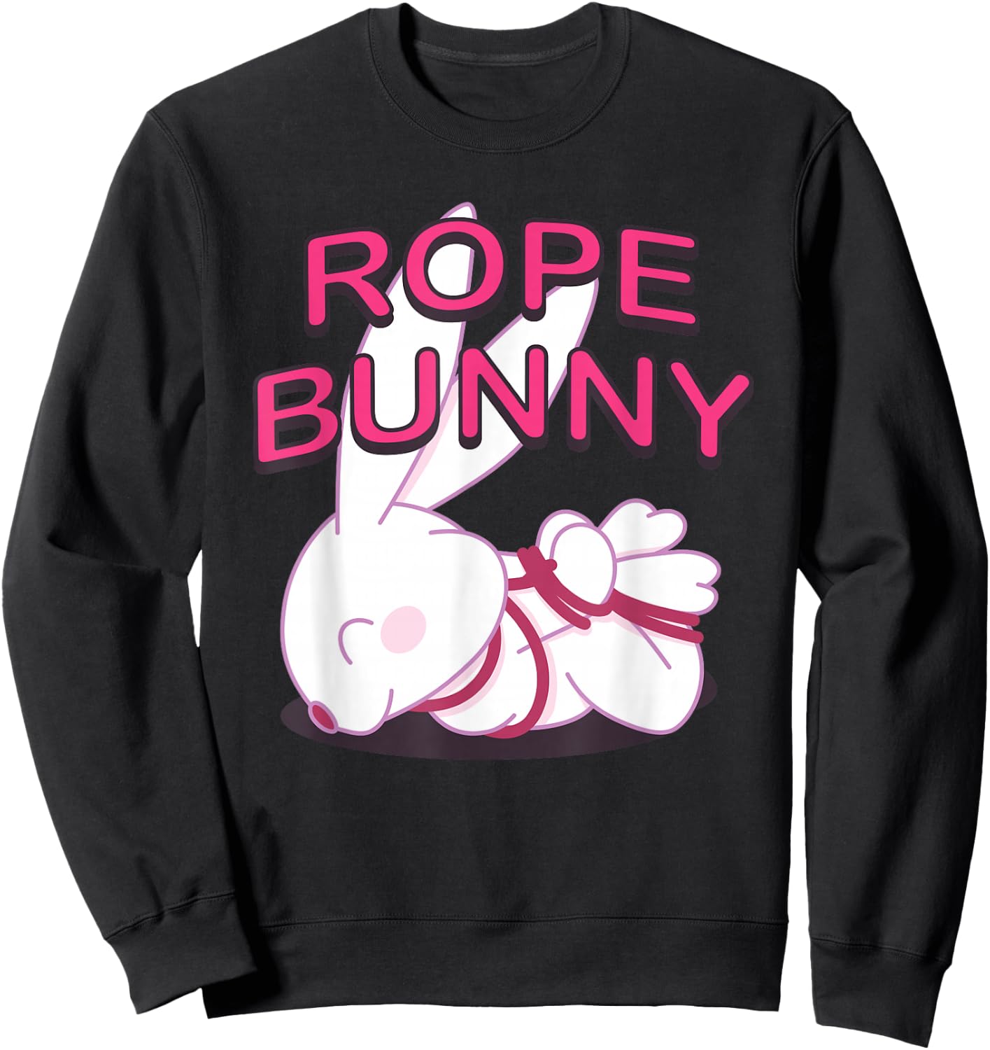 Rope Bunny BDSM Sweatshirt - Sweatshirt | Black