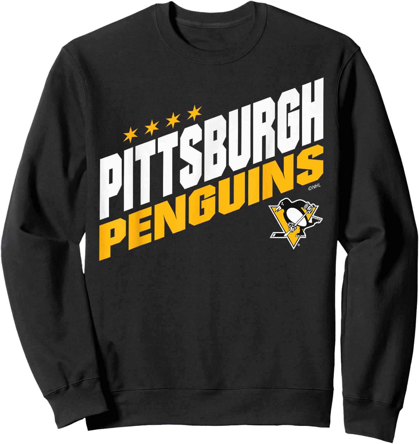 Pittsburgh Penguins Fuel Dark Heather Officially Licensed Sweatshirt - Sweatshirt | Black