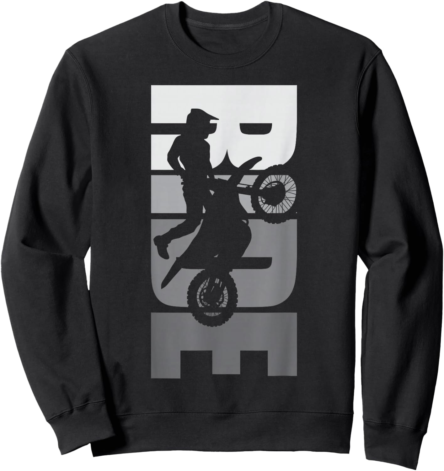 Ride Dirt Bike Motocross Motorcycle MX Offroad Life Passion , black Sweatshirt - Sweatshirt | Black