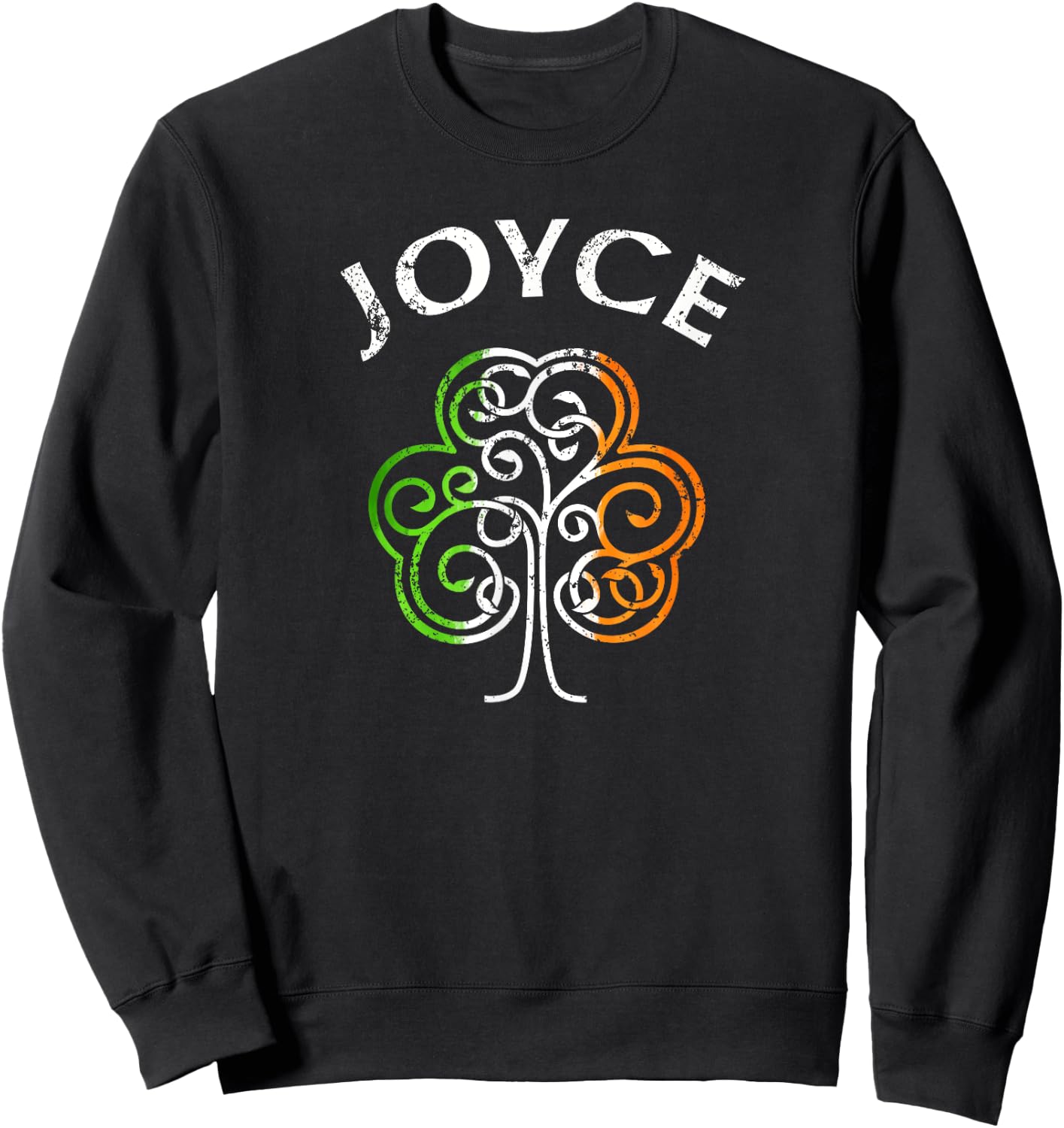 Joyce Irish Family Name Sweatshirt - Sweatshirt | Black