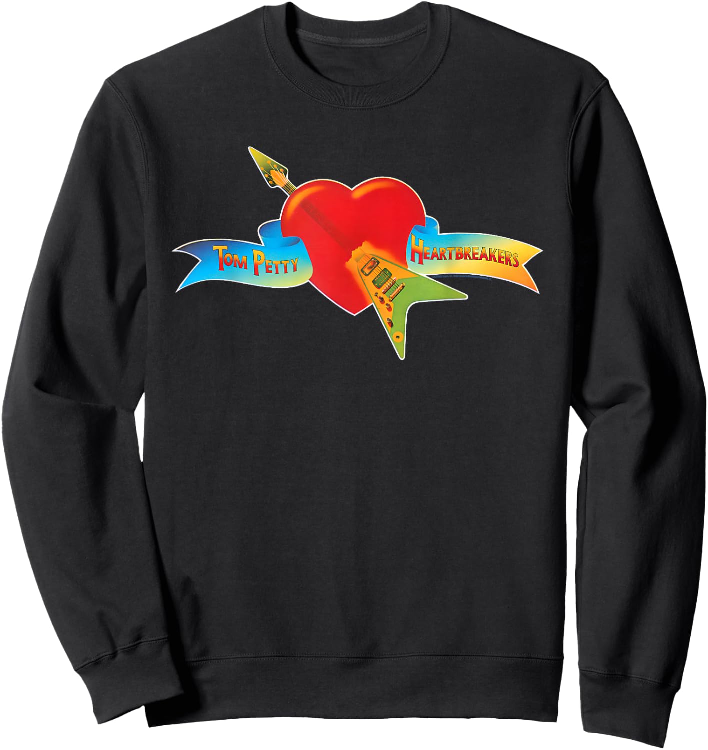 Tom Petty und die Heartbreakers Classic Logo Sweatshirt - Sweatshirt | Black