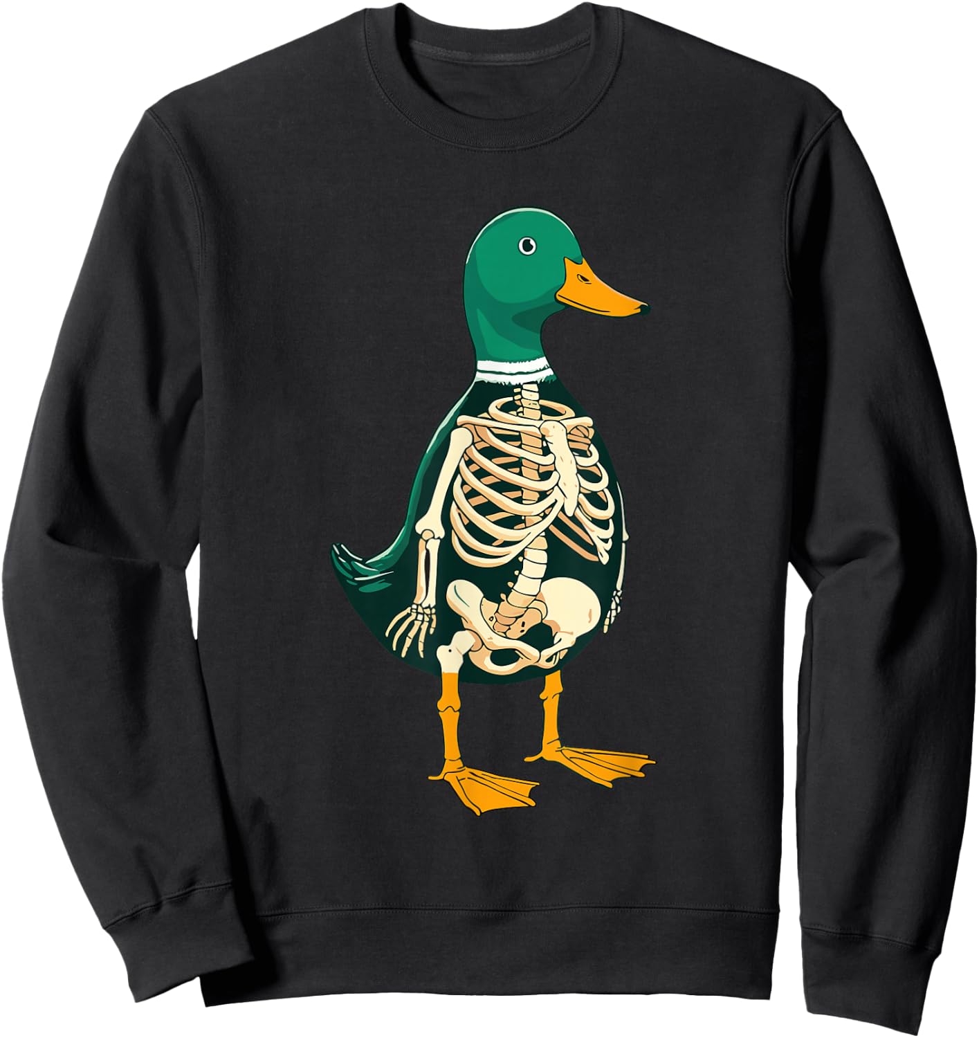 X-ray Duck Body Anatomy Radiography Radiologist Skeleton Sweatshirt - Sweatshirt | Black
