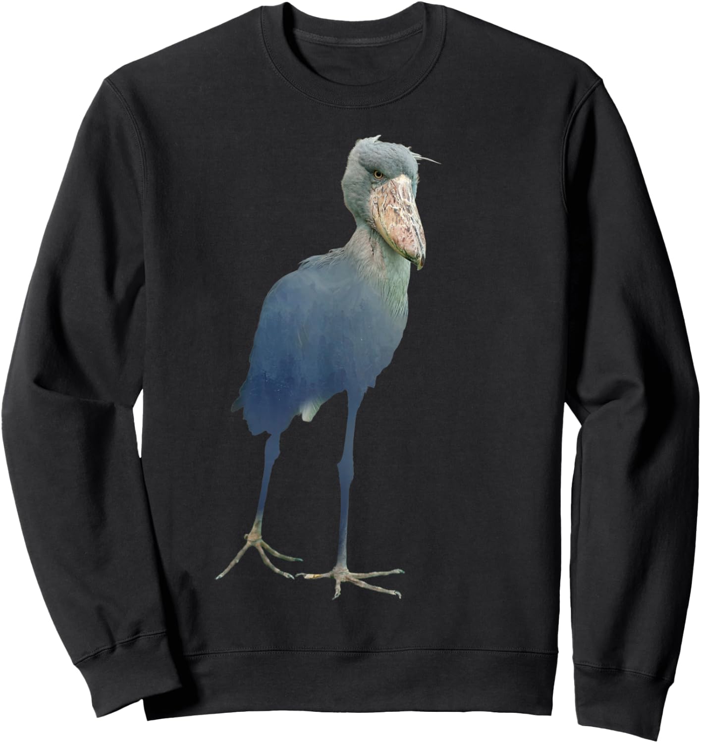 Schuhschnabel Abu Markub Bird Funny , black Sweatshirt - Sweatshirt | Black