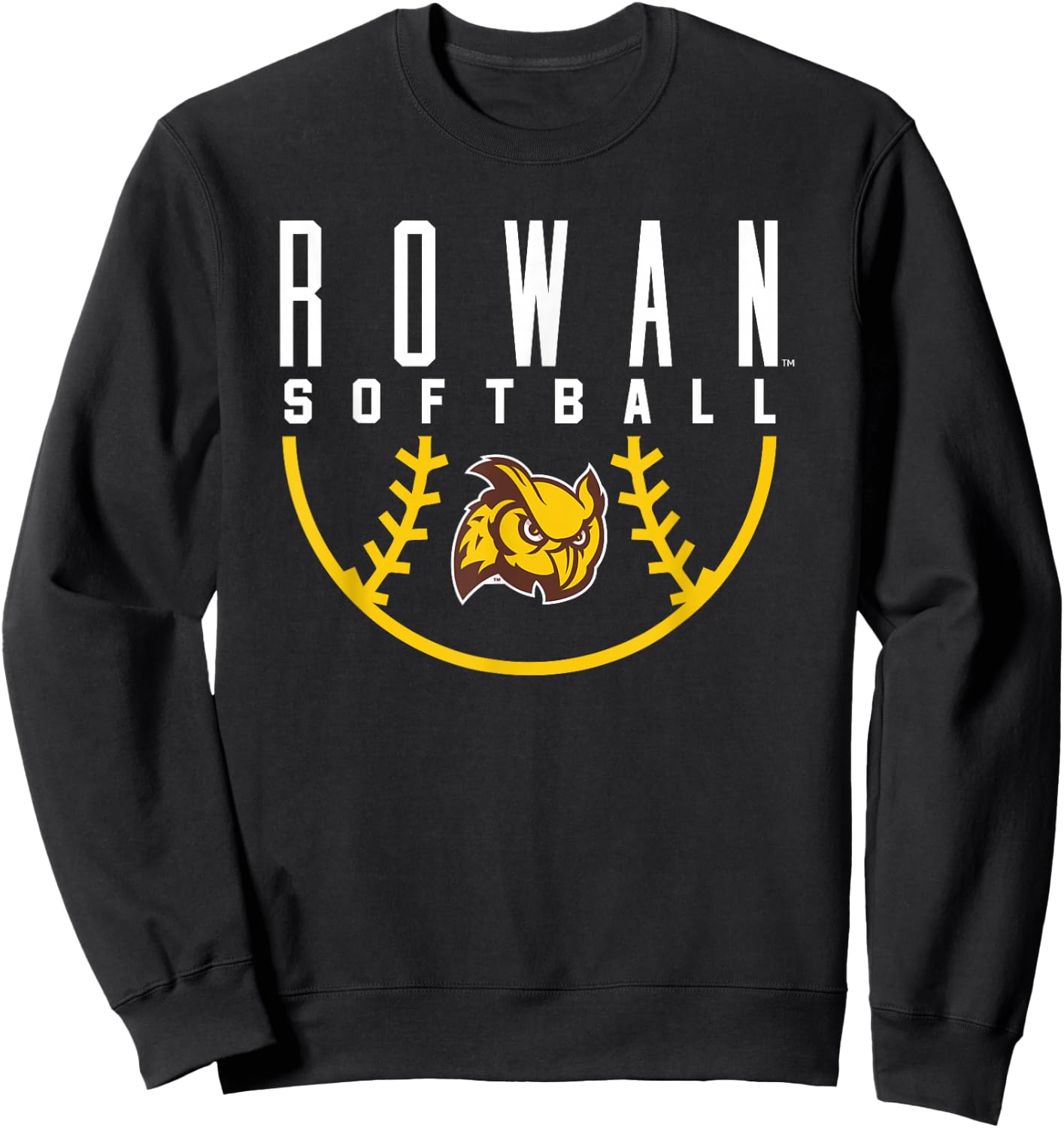 Rowan University Profs Softball Arch Sweatshirt - Sweatshirt | Black