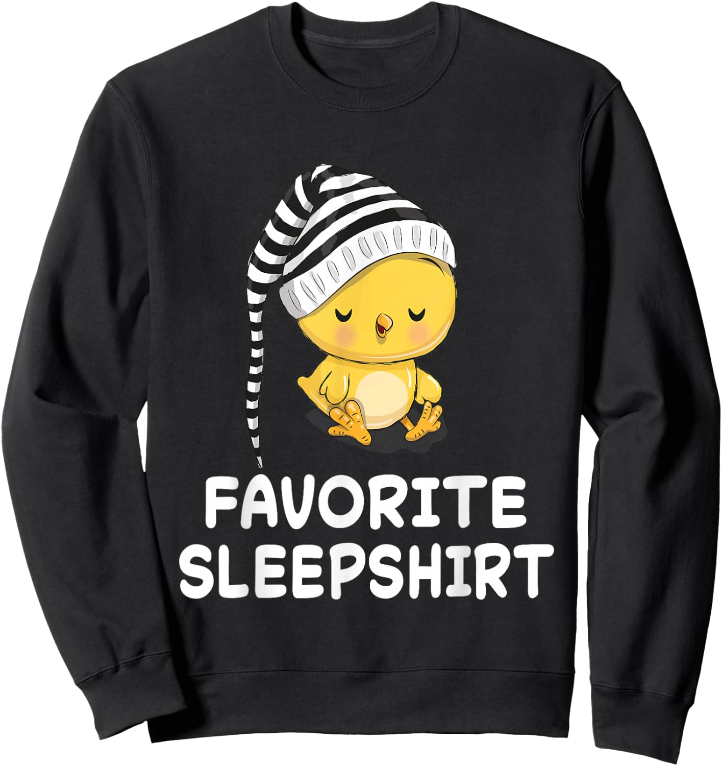 Chick and Chicken Sleepwear Pyjamas, Black, S Sweatshirt - Sweatshirt | Black