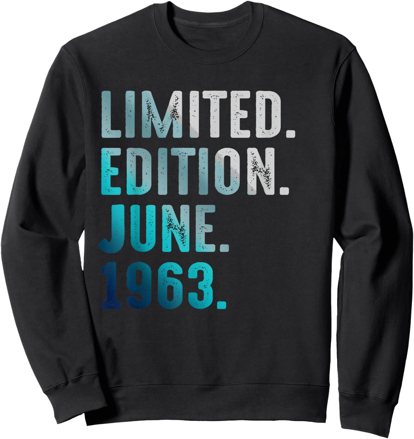 Édition limitée Juin 1963 Retro Vintage 1963 Sweatshirt - Sweatshirt | Black