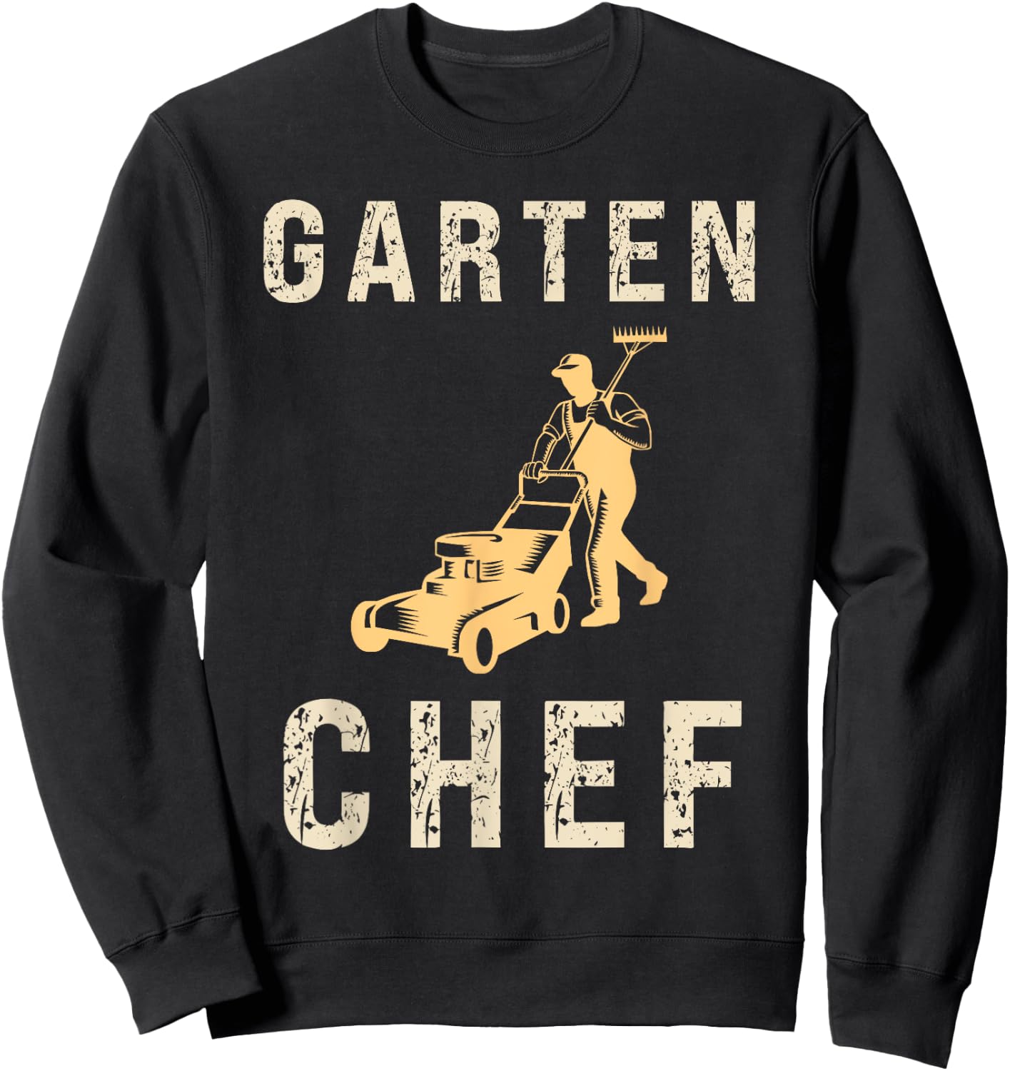 Gärtner Garten Chef Papa Opa Vatertag Sweatshirt - Sweatshirt | Black
