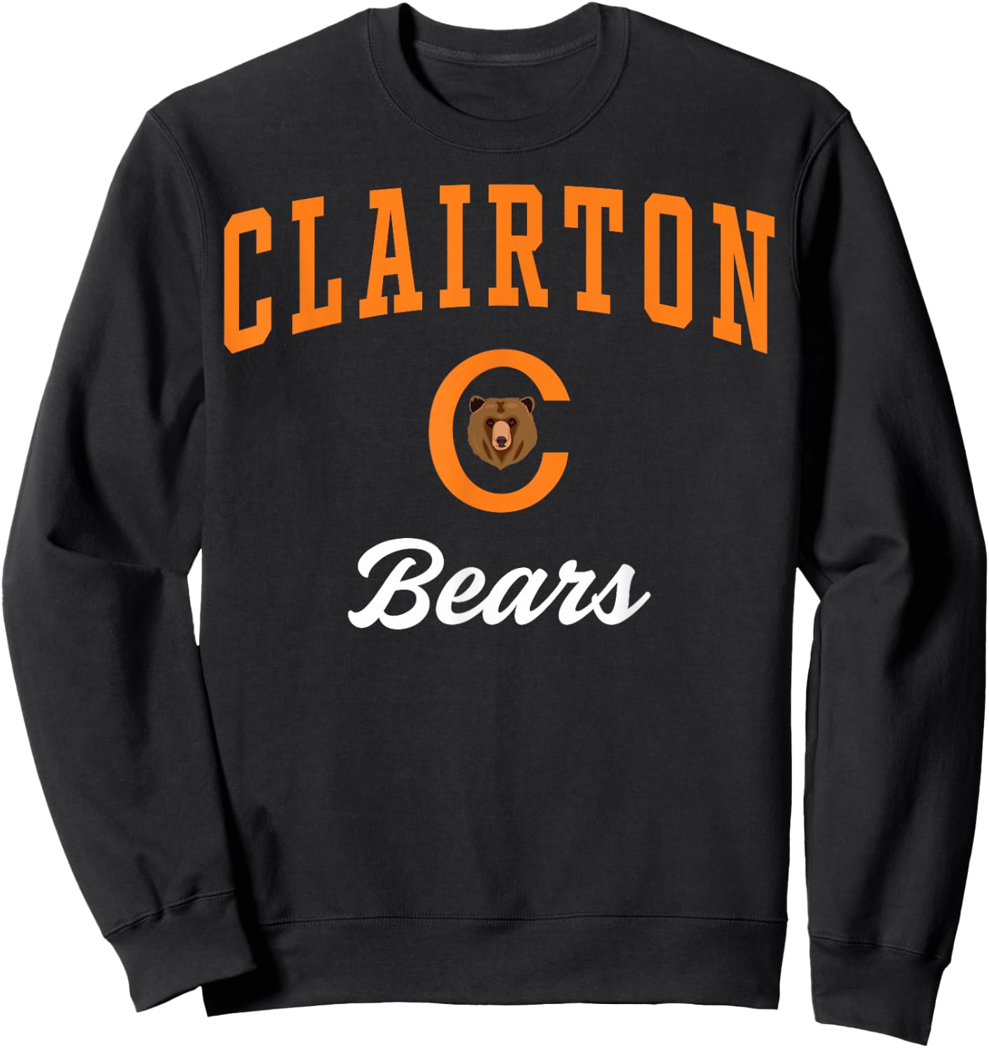 Clairton High School Bears Sweatshirt - Sweatshirt | Black