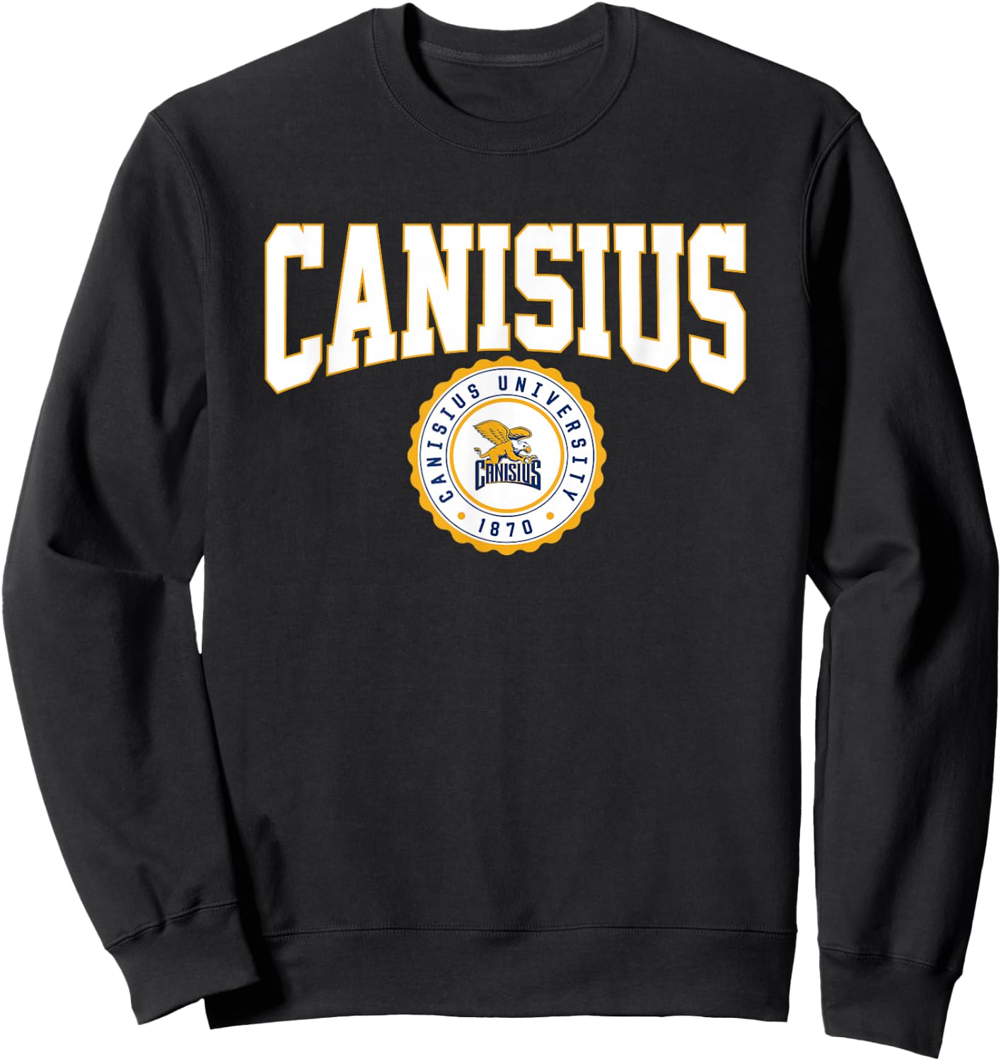 Canisius College Golden Griffins Collegiate Seal Sweatshirt - Sweatshirt | Black