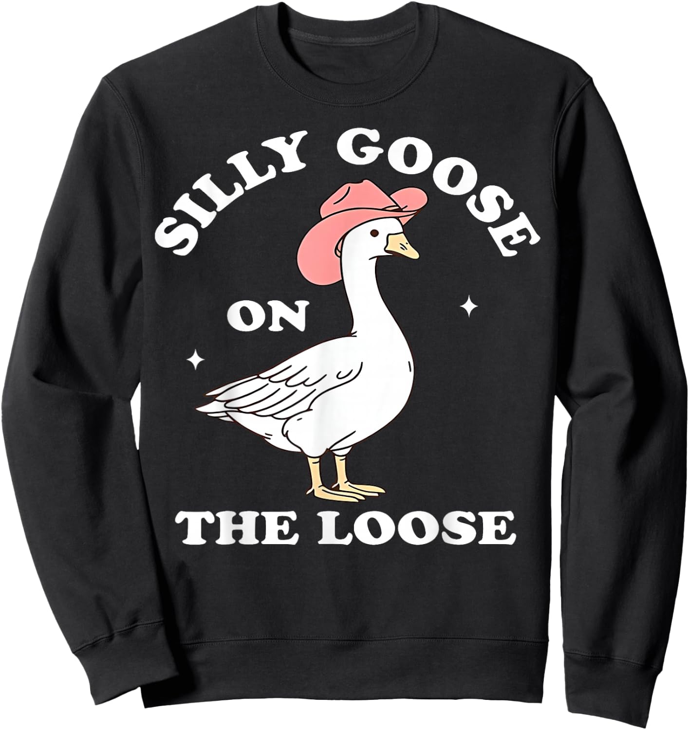 Silly Goose On The Loose Sweatshirt - Sweatshirt | Black