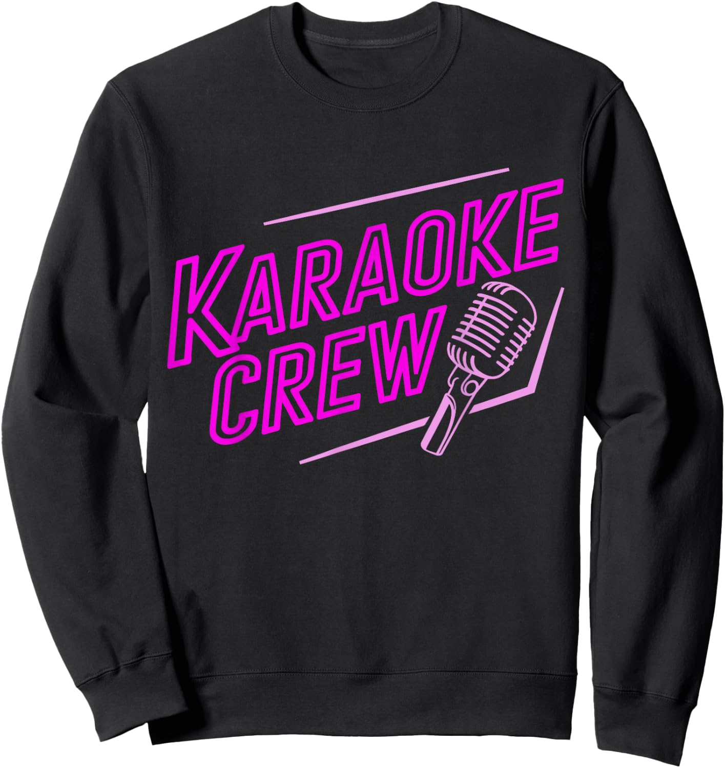 Karaoke Singer Singing Karaoke Crew Karaoke Squad Sweatshirt - Sweatshirt | Black