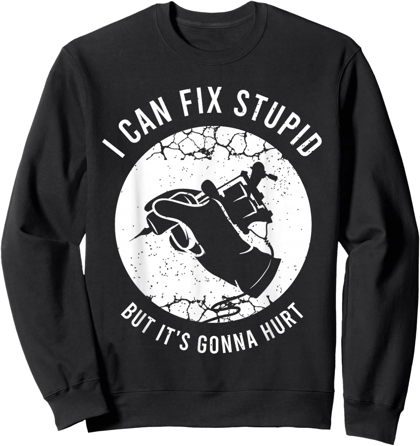 Funny Tattoo Outfit for a Tattoo Artist Sweatshirt - Sweatshirt | Black