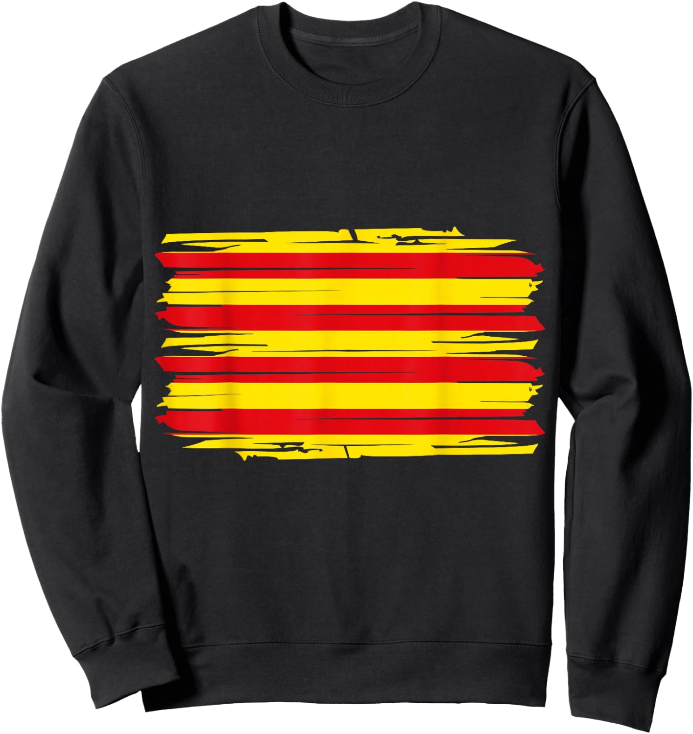 Catalan Flag , Black, S Sweatshirt - Sweatshirt | Black