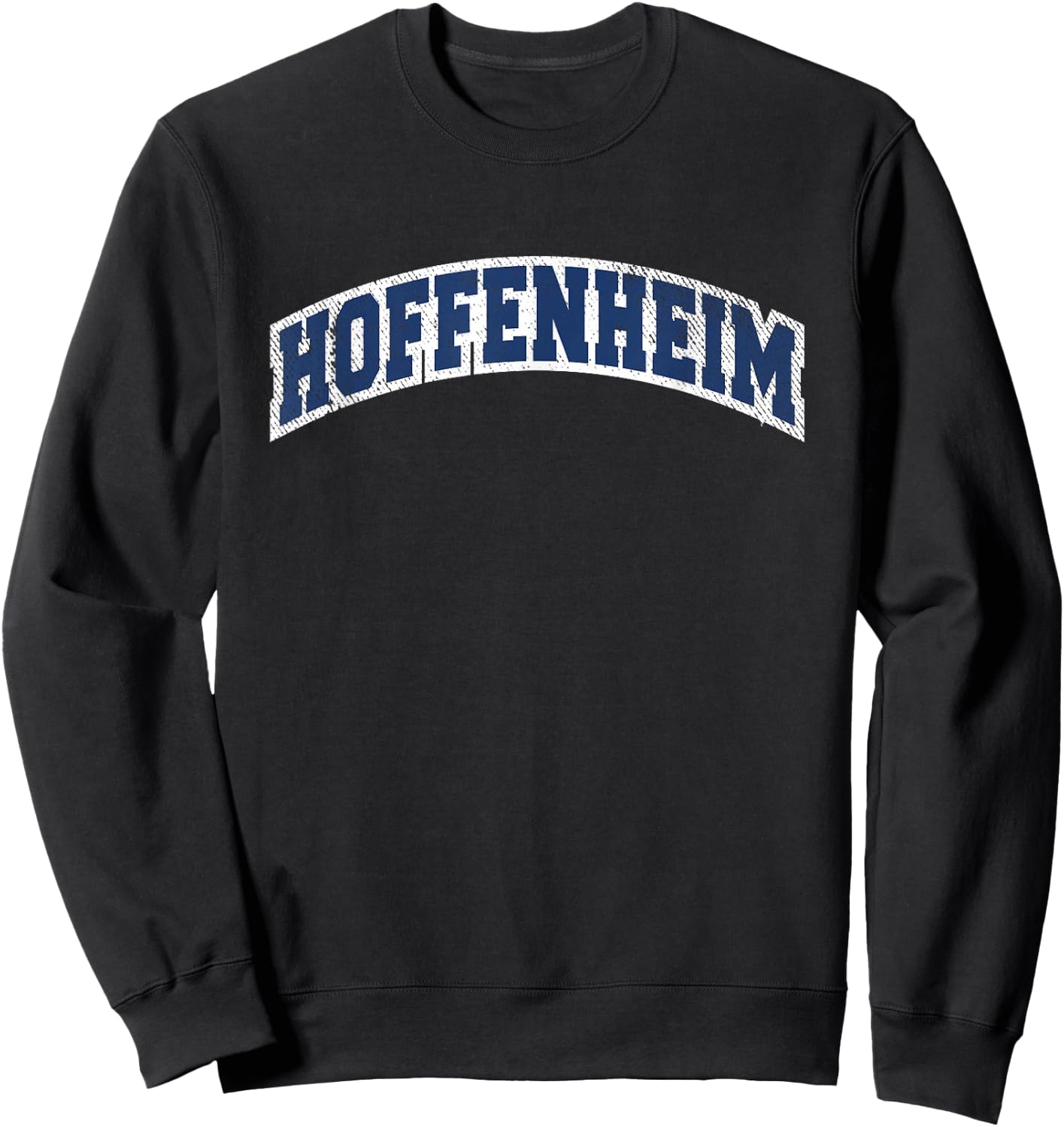 Hoffenheim Germany Vintage Varsity Style , black, s Sweatshirt - Sweatshirt | Black