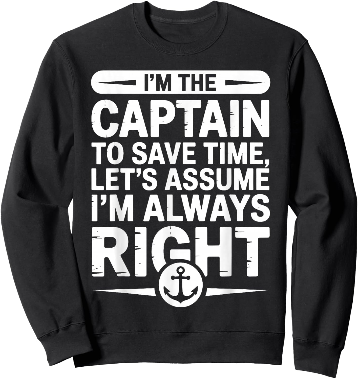 Cute Boating Apparel Women Kids Nautical Boat Boater Sweatshirt - Sweatshirt | Black