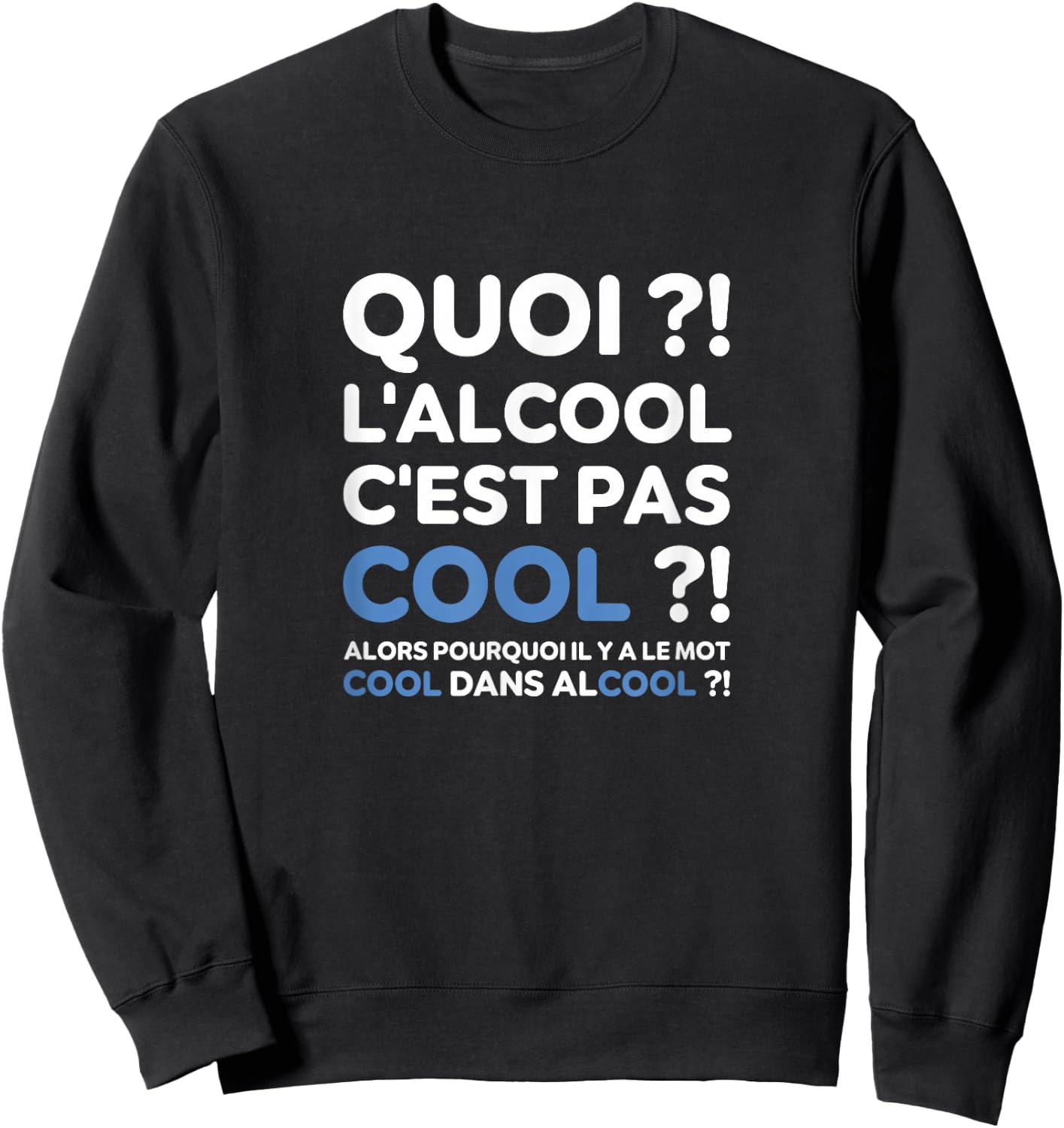What? Alcohol Is Not Cool? Cult Replica The Torch Sweatshirt - Sweatshirt | Black