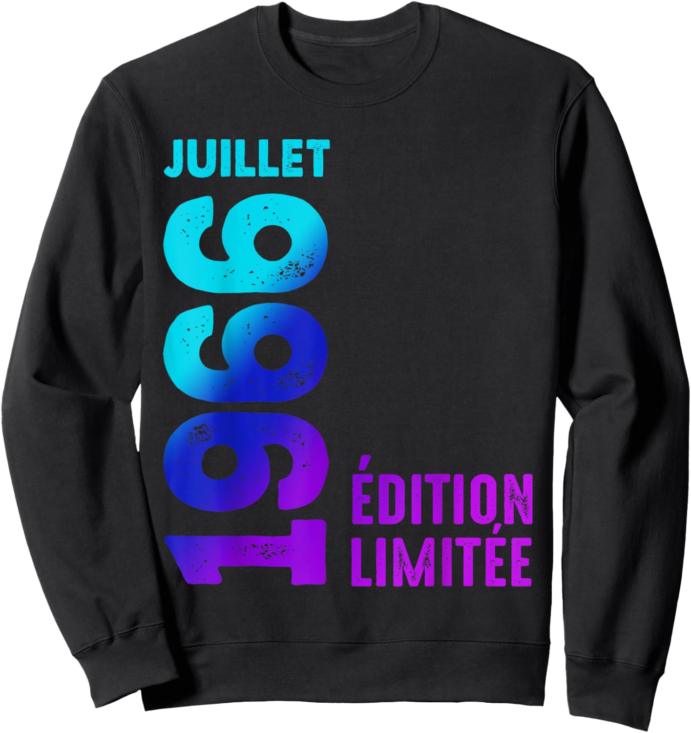 Édition limitée 1966 juillet 1966 rétro année 1966 Sweatshirt - Sweatshirt | Black