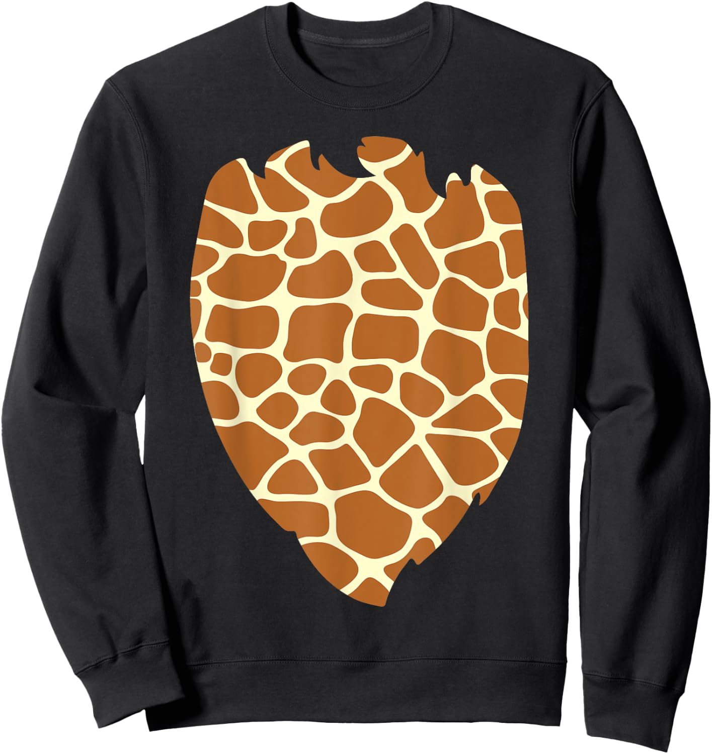 DIY Costume Child Giraffe Belly Costume Boys Girls Children , brown, s Sweatshirt - Sweatshirt | Black