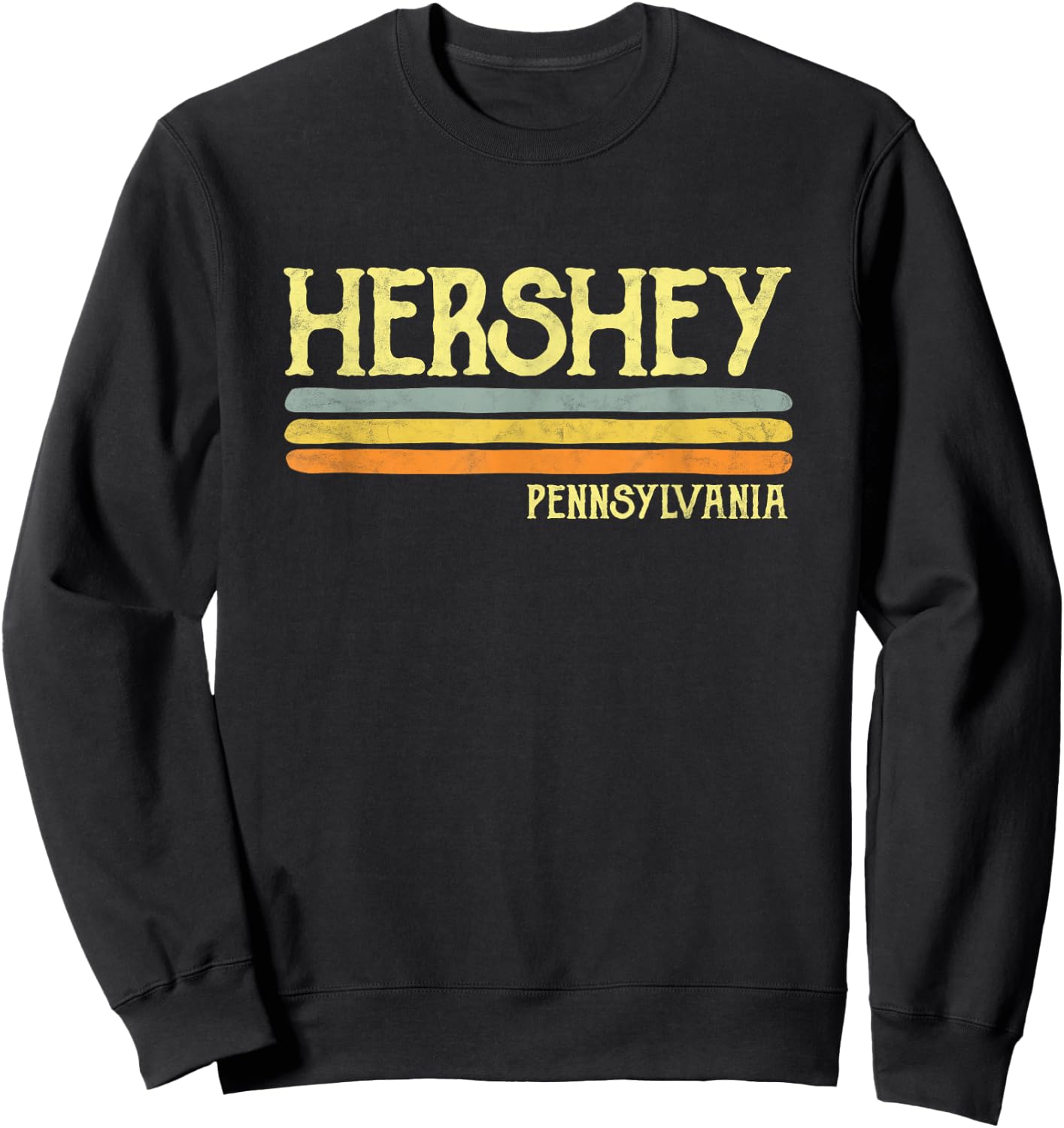 Vintage Hershey Pennsylvania PA Souvenir Gift Sweatshirt - Sweatshirt | Black