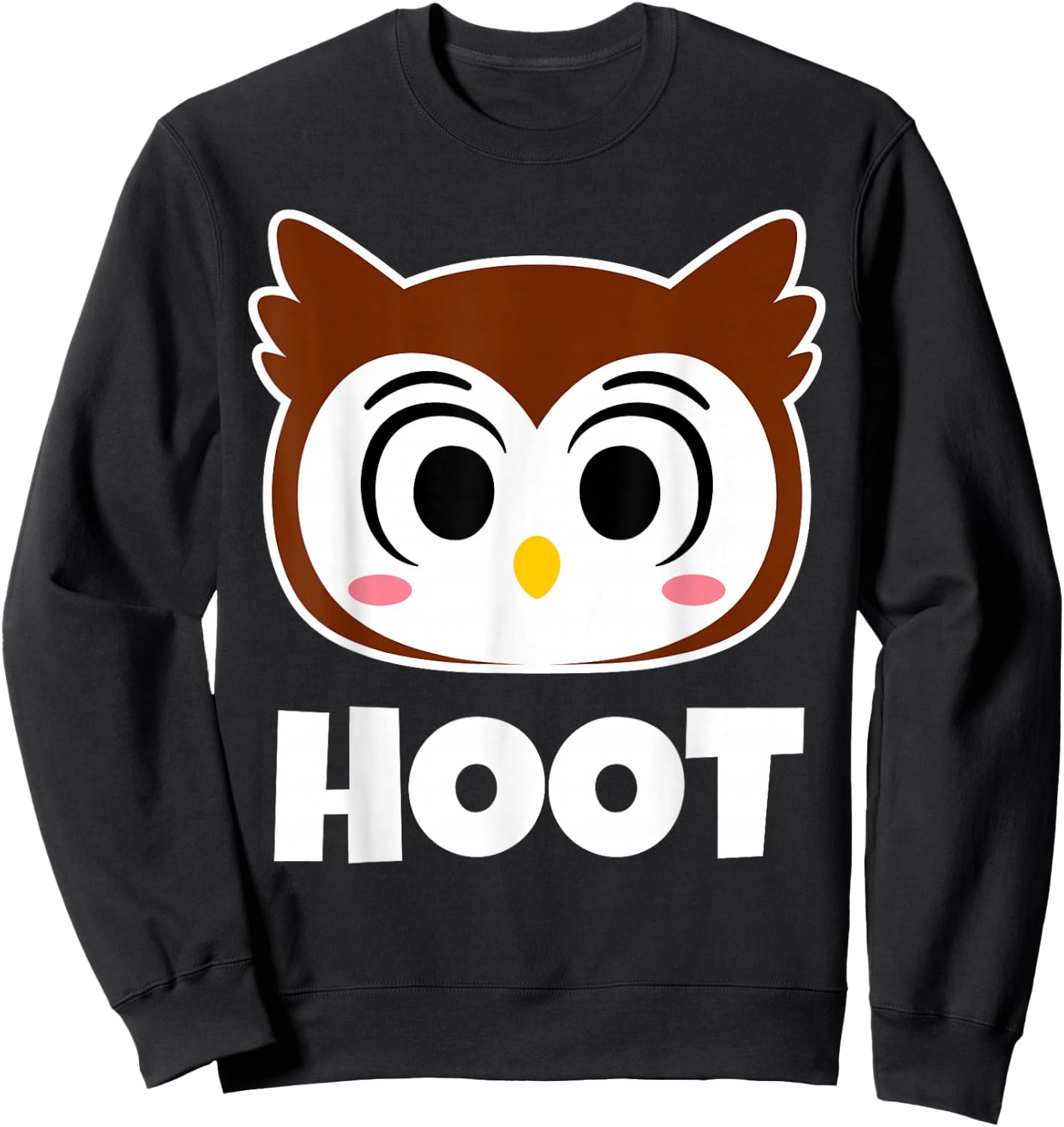 Hoot Owls Stuff | Owl Lover Stuff | Kids Owl Sweatshirt - Sweatshirt | Black